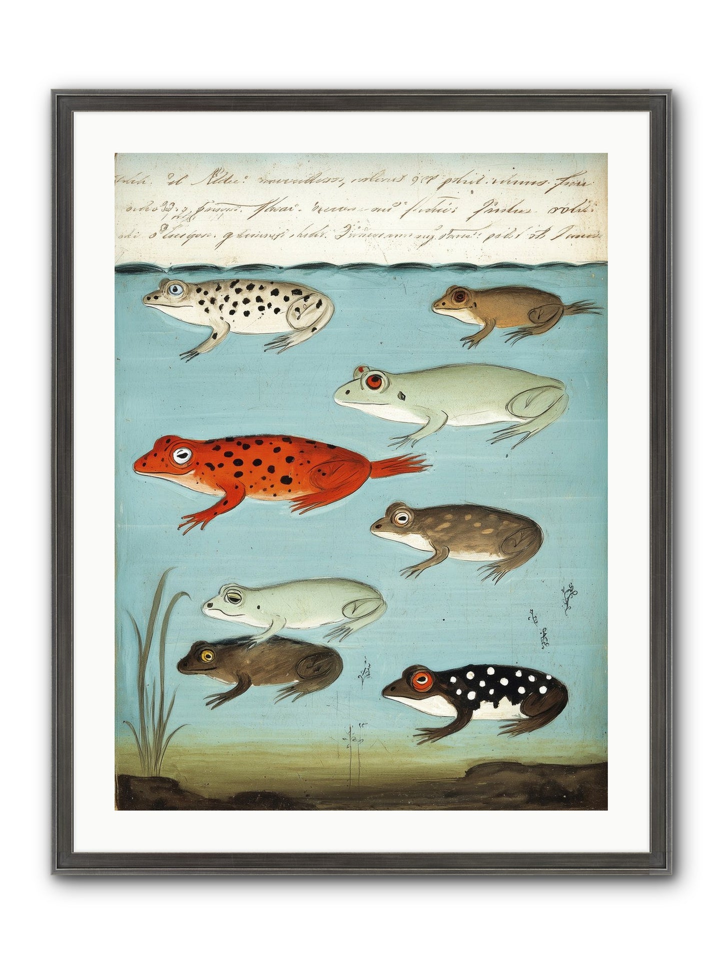 Jeweled Gathering Framed Print - Slimwoods Black/Silver 24x32