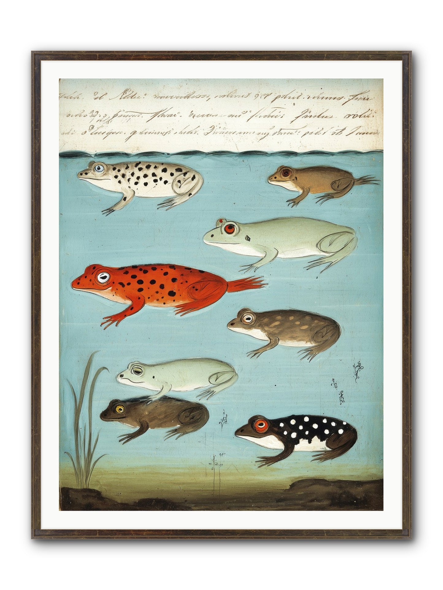 Jeweled Gathering Framed Print - Slimwoods Black/Gold 36x48
