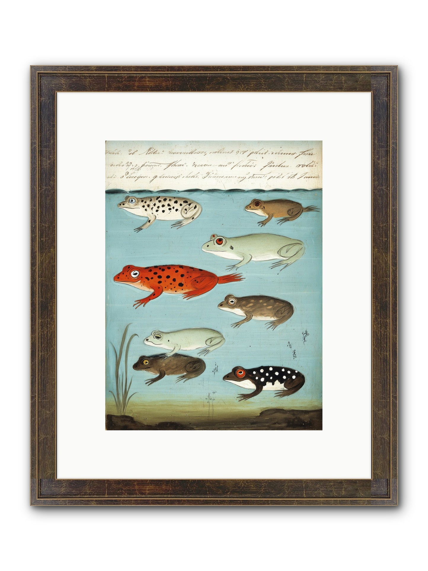 Jeweled Gathering Framed Print - Slimwoods Black/Gold 9x12