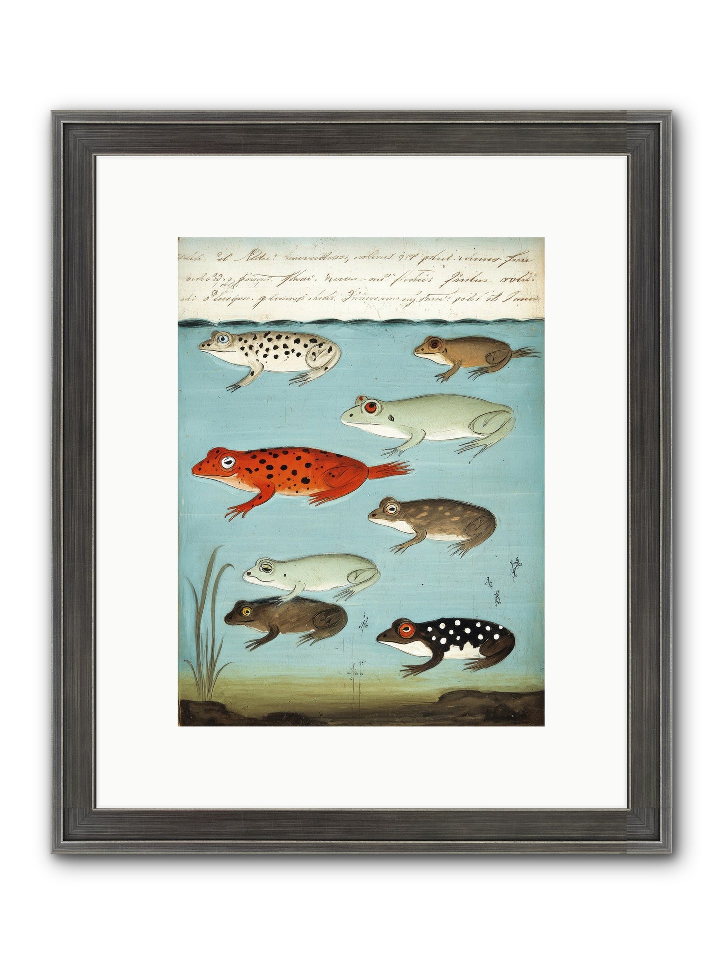Jeweled Gathering Framed Print - Slimwoods Black/Silver 9x12