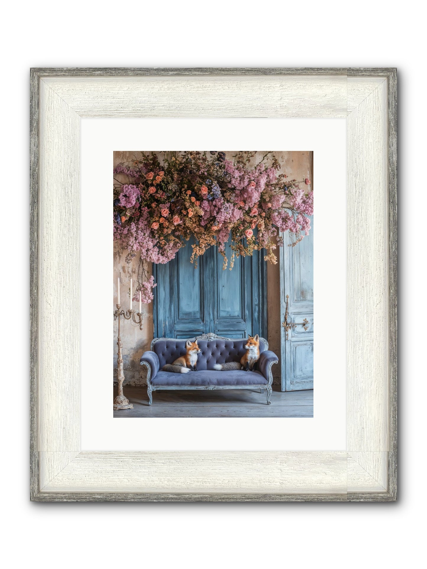 Jewels In The Thicket Framed Print - Driftwood White 12x16