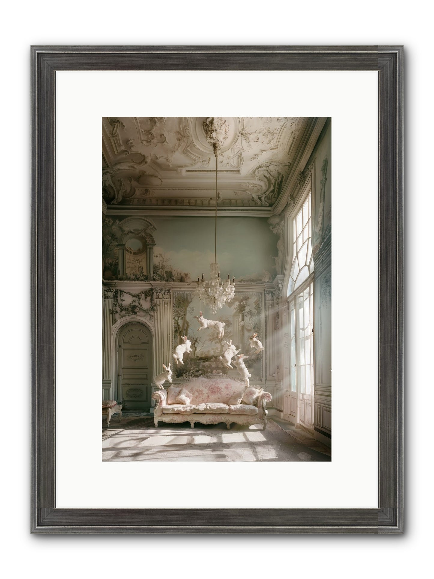 Joie De Vivre Grande Framed Print - Slimwoods Black/Silver 10x15