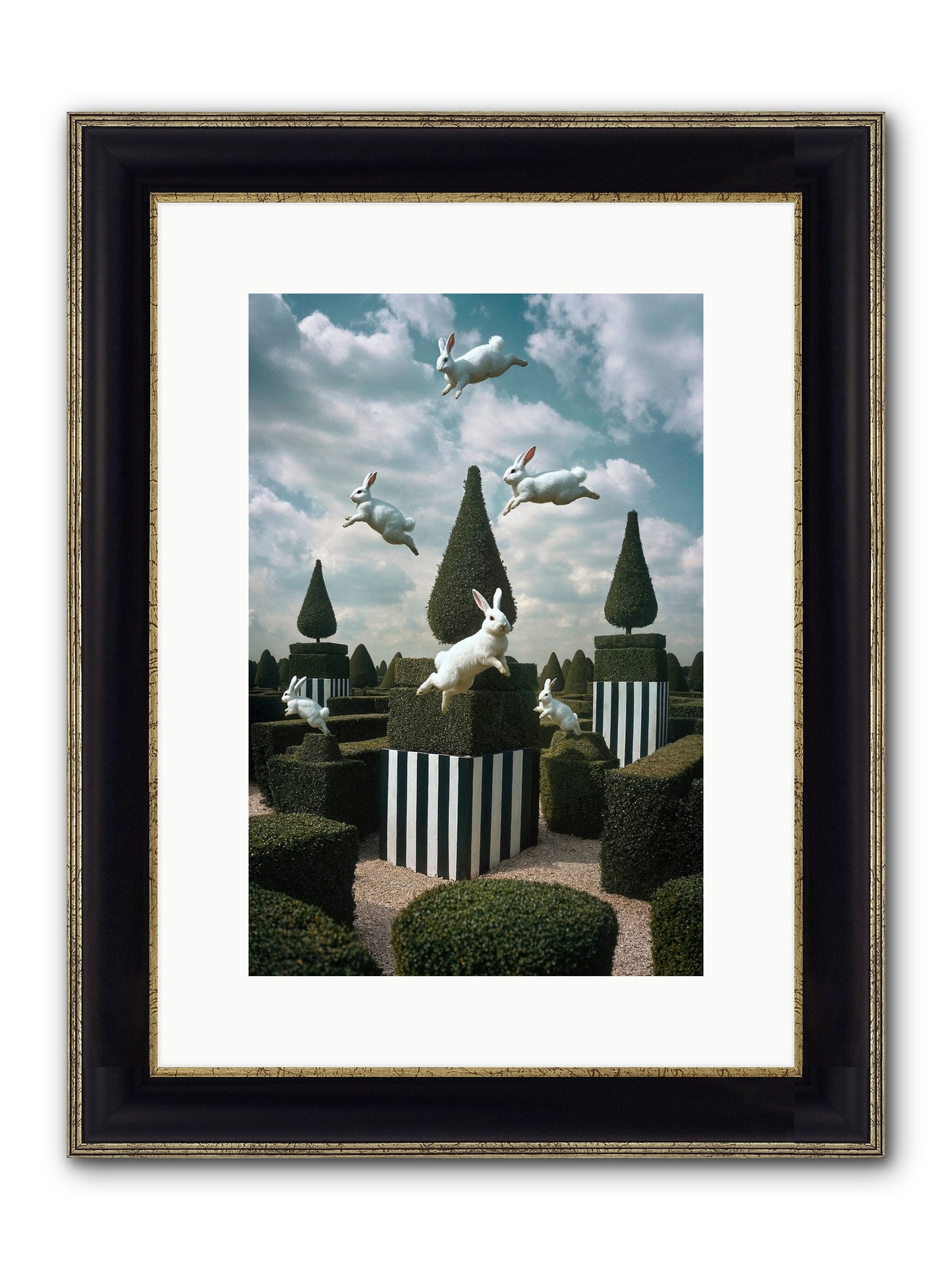 Jolly Good Time No. 1 Framed Print - Black & Gold 10x15