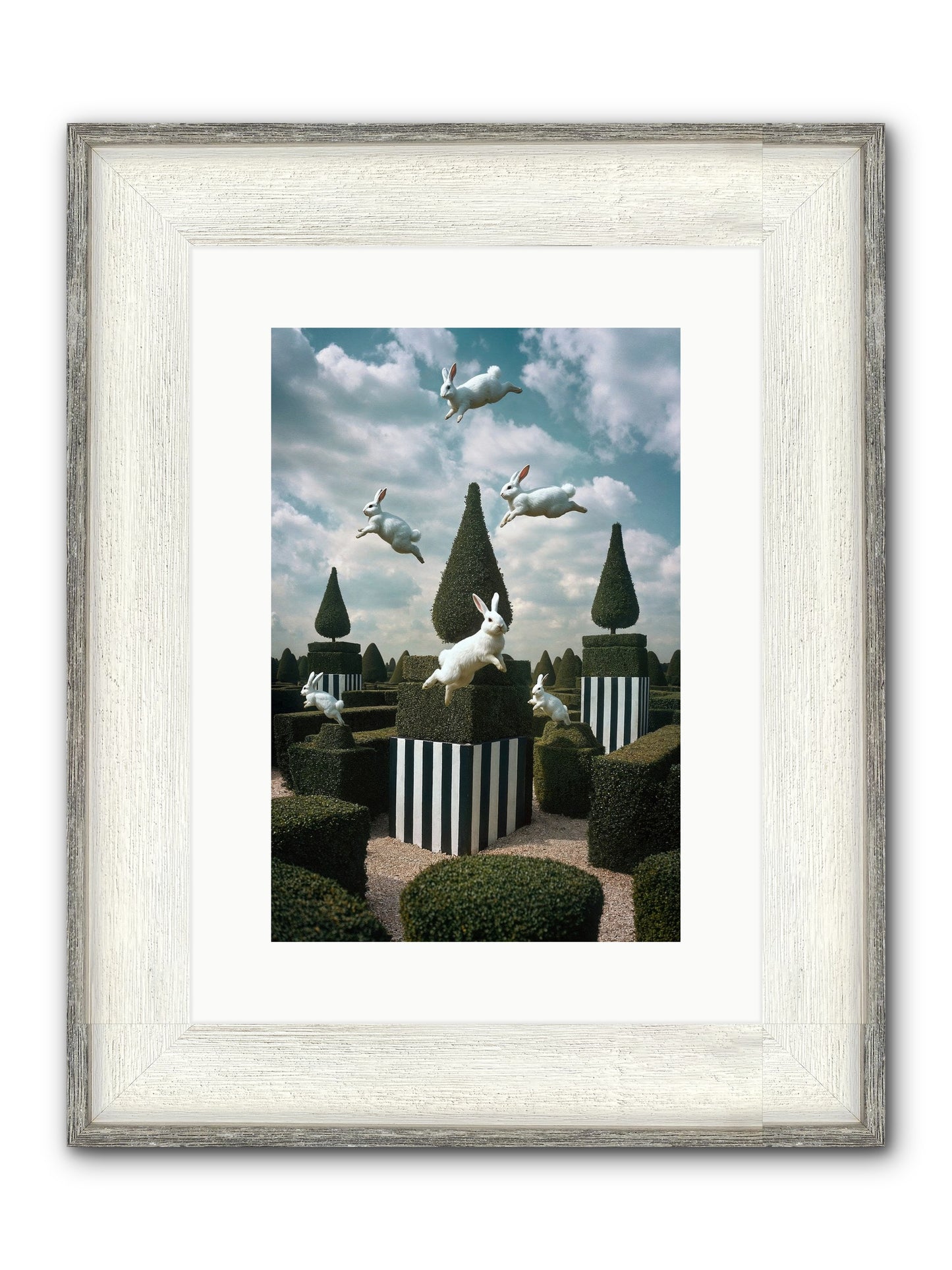 Jolly Good Time No. 1 Framed Print - Driftwood White 10x15