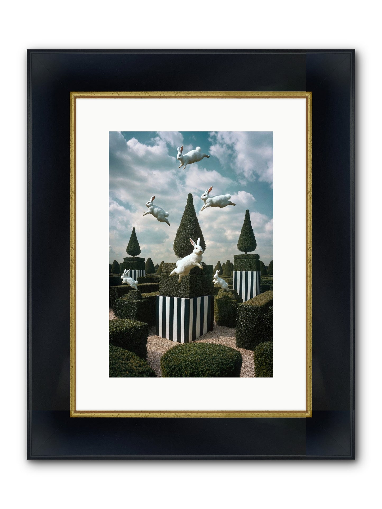 Jolly Good Time No. 1 Framed Print - Wide Black w/Gold 10x15