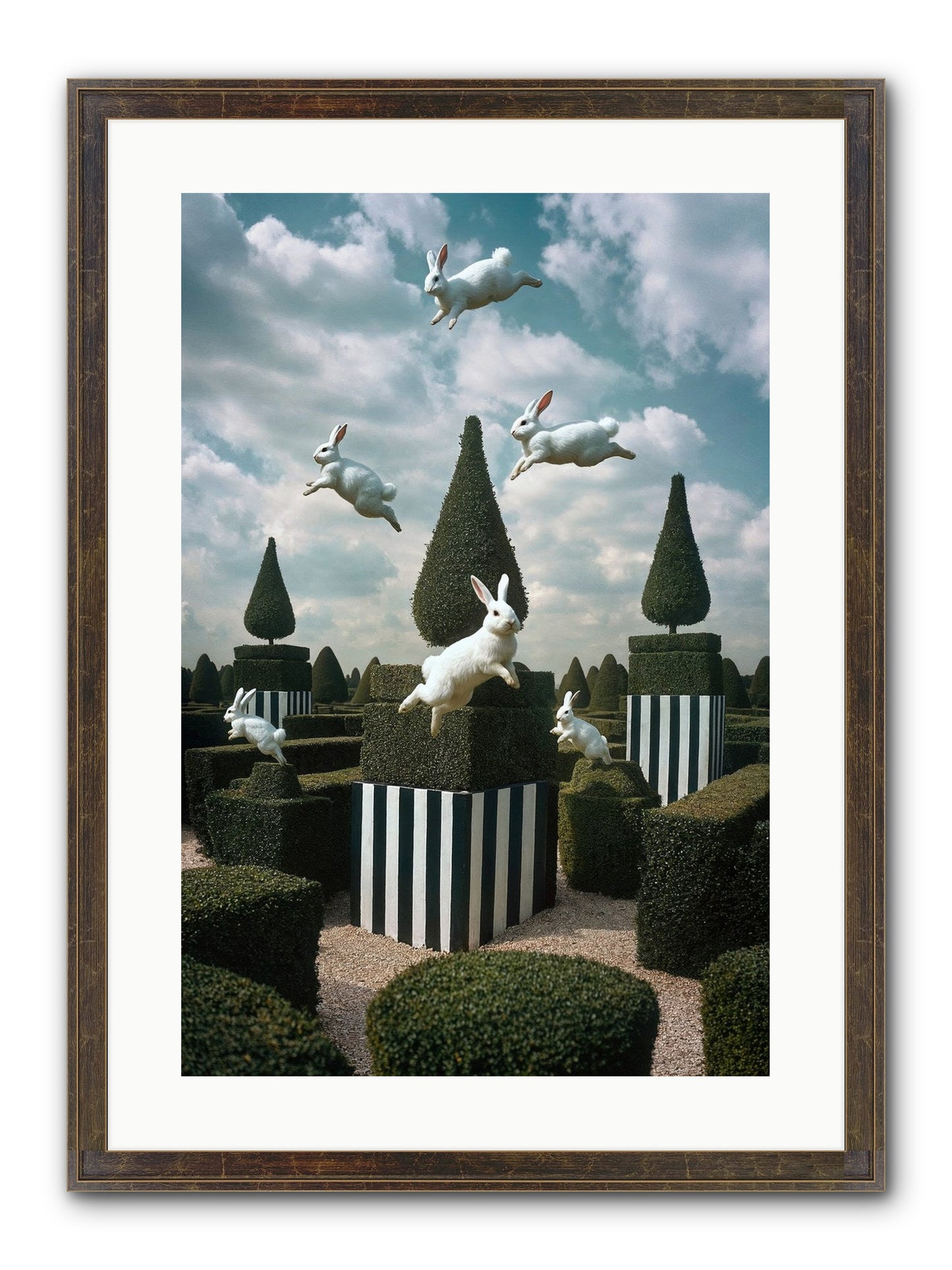 Jolly Good Time No. 1 Framed Print - Slimwoods Black/Gold 16x24