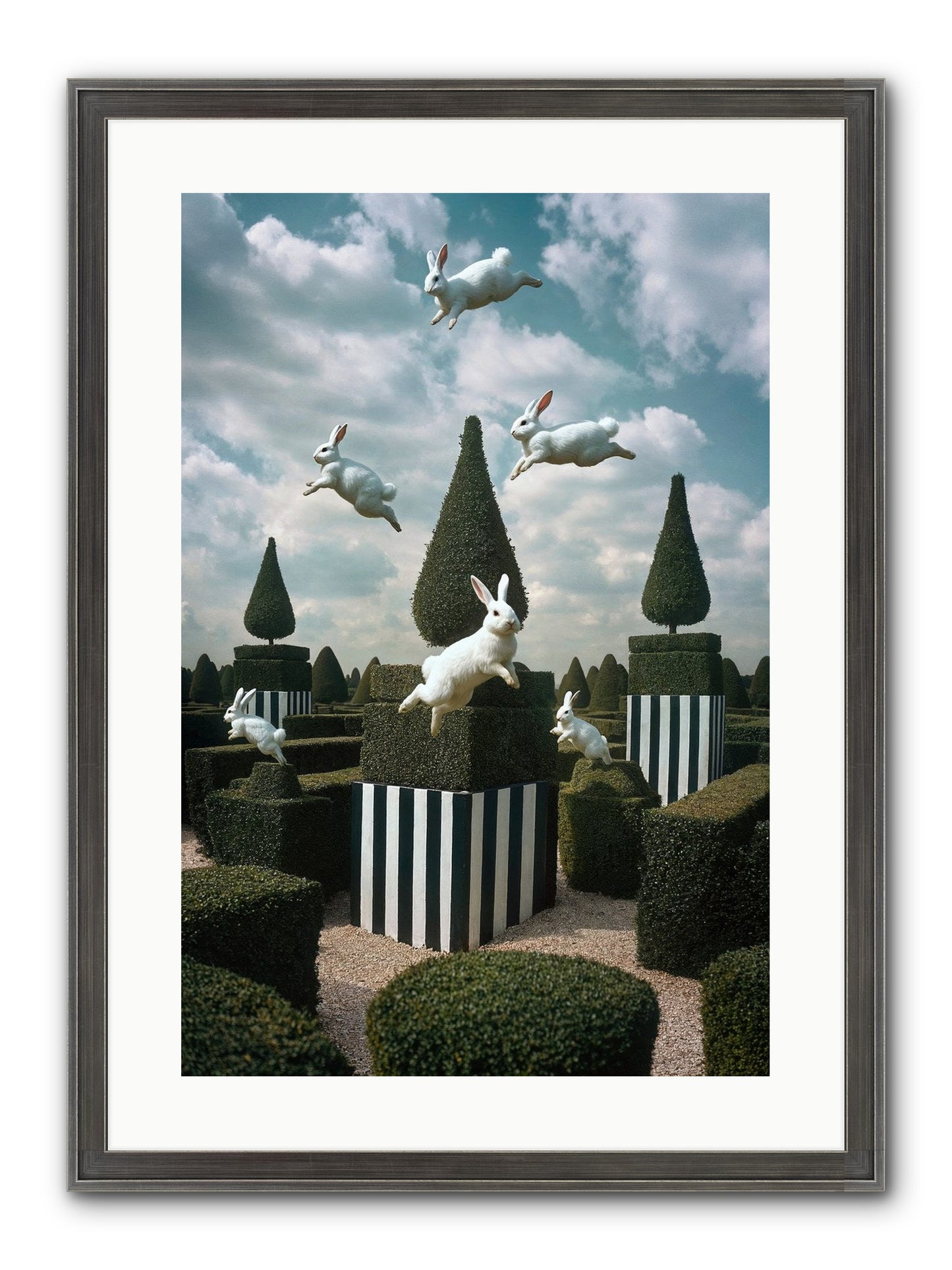 Jolly Good Time No. 1 Framed Print - Slimwoods Black/Silver 16x24