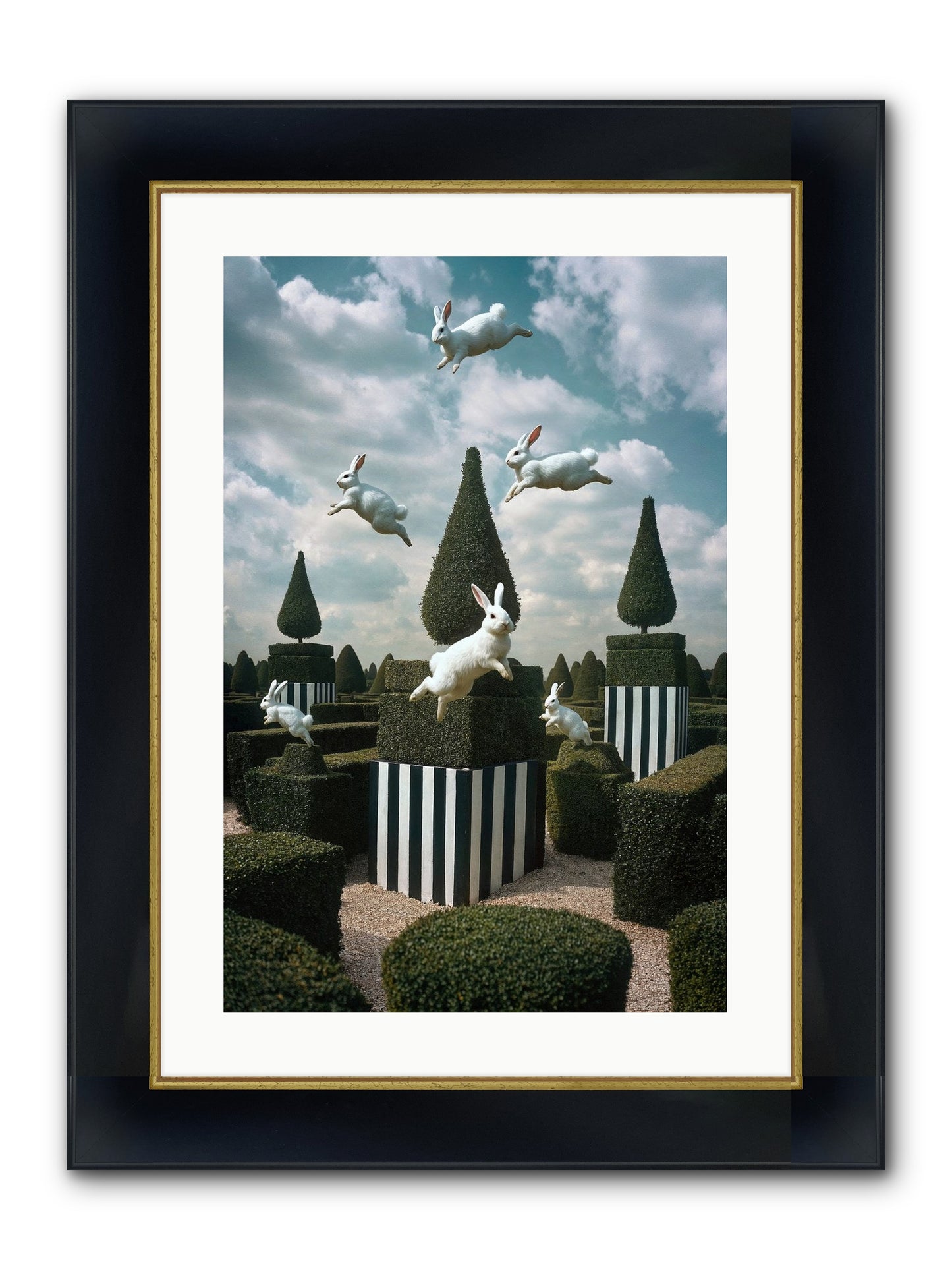 Jolly Good Time No. 1 Framed Print - Wide Black w/Gold 16x24