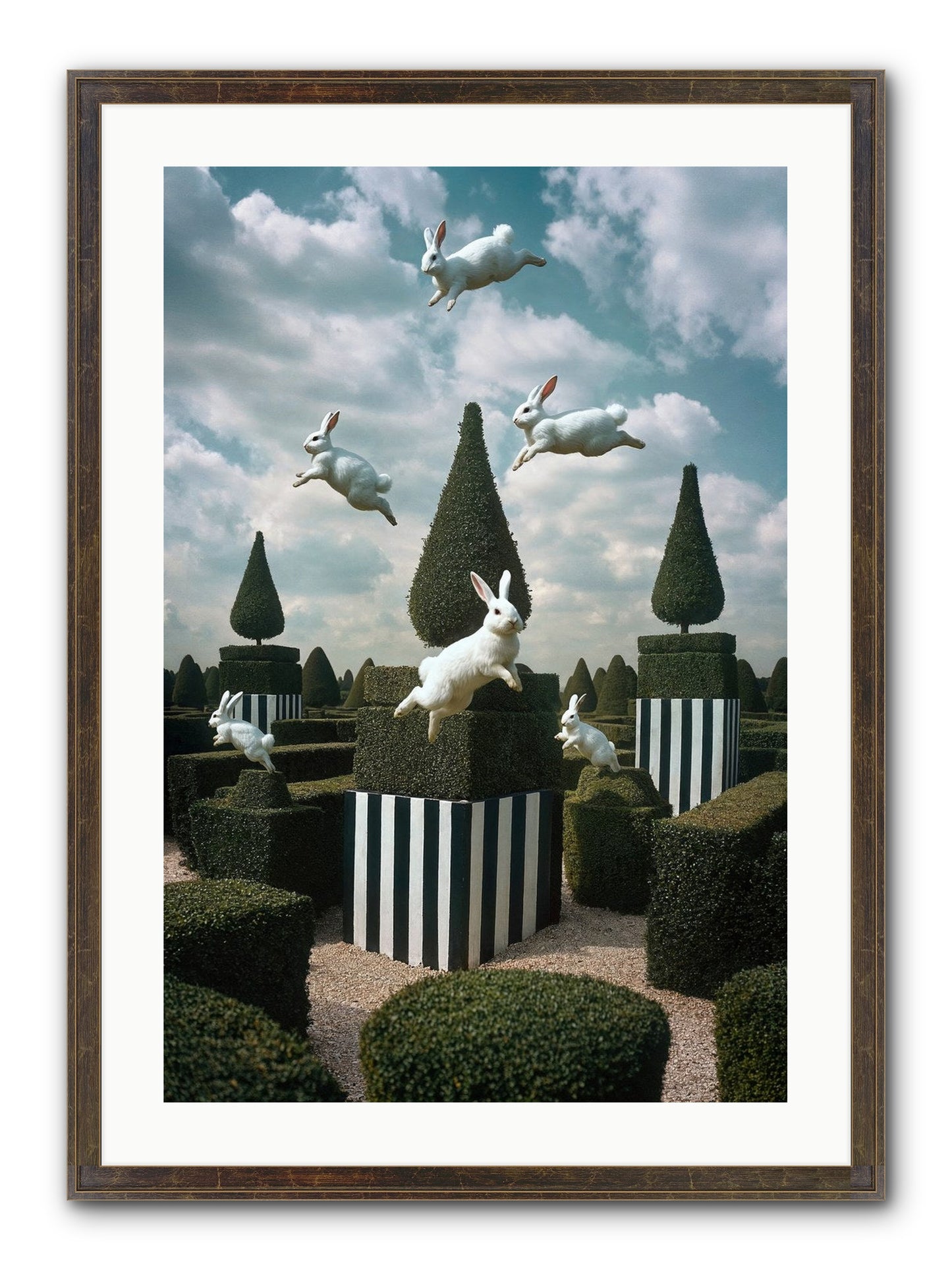 Jolly Good Time No. 1 Framed Print - Slimwoods Black/Gold 20x30