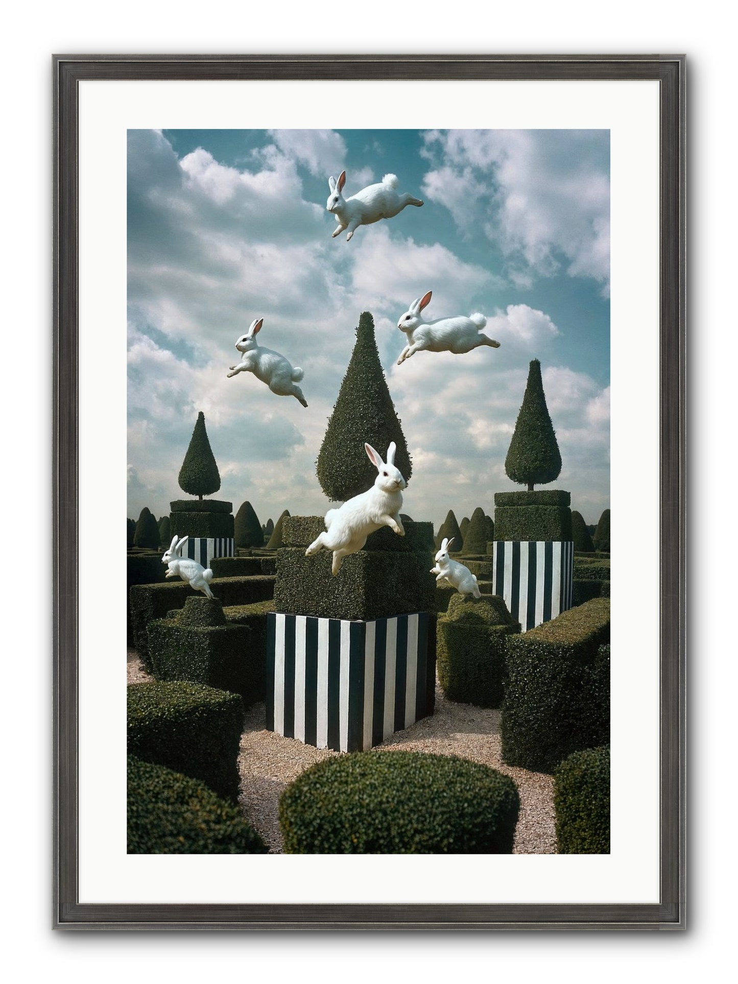 Jolly Good Time No. 1 Framed Print - Slimwoods Black/Silver 20x30