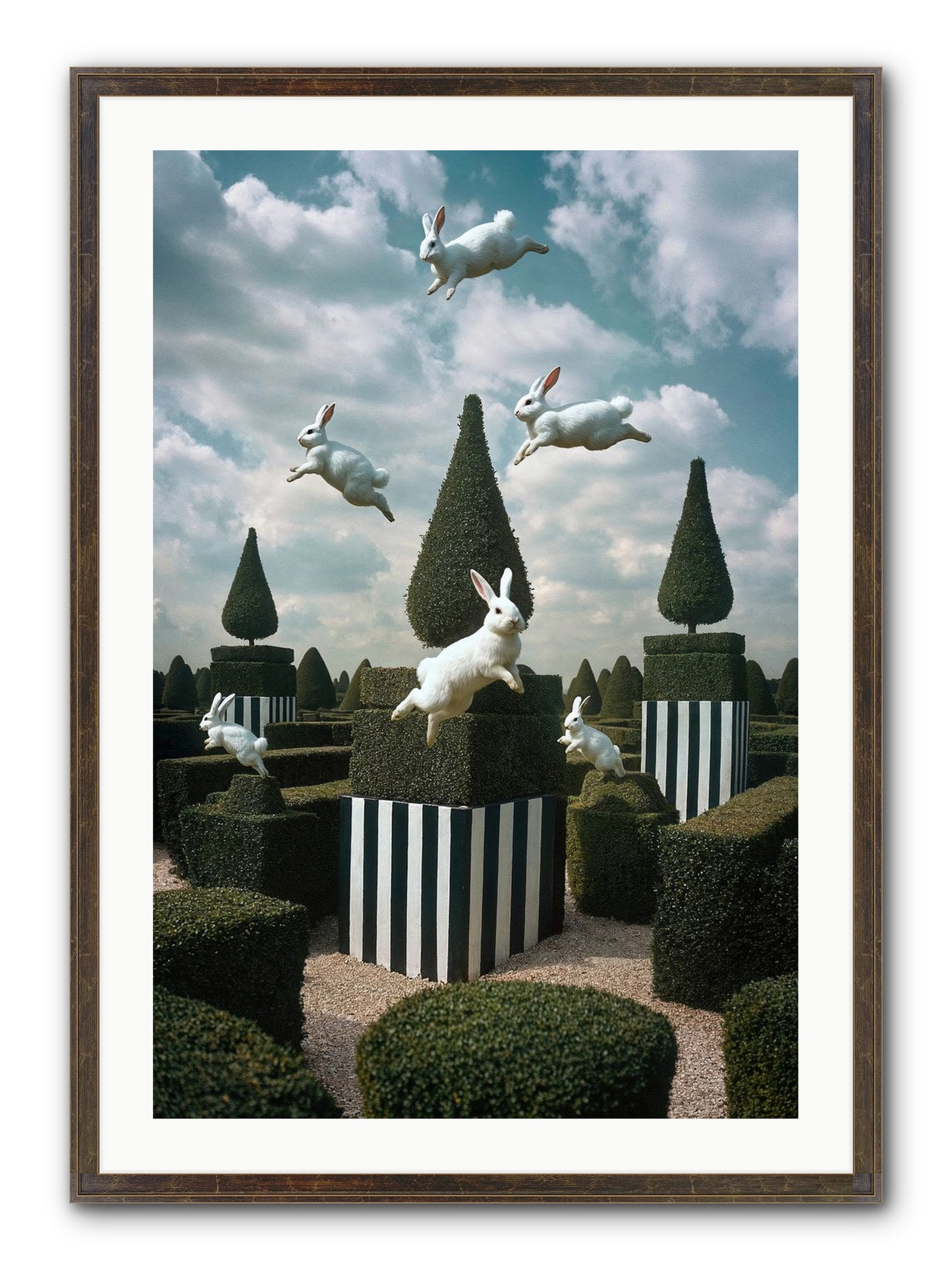 Jolly Good Time No. 1 Framed Print - Slimwoods Black/Gold 24x36
