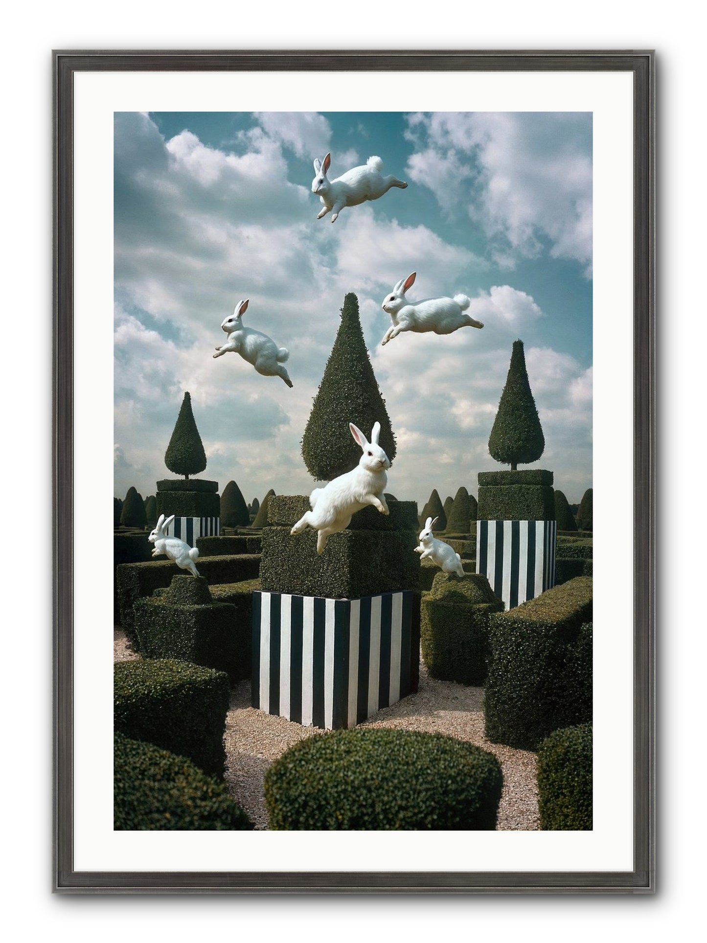 Jolly Good Time No. 1 Framed Print - Slimwoods Black/Silver 24x36