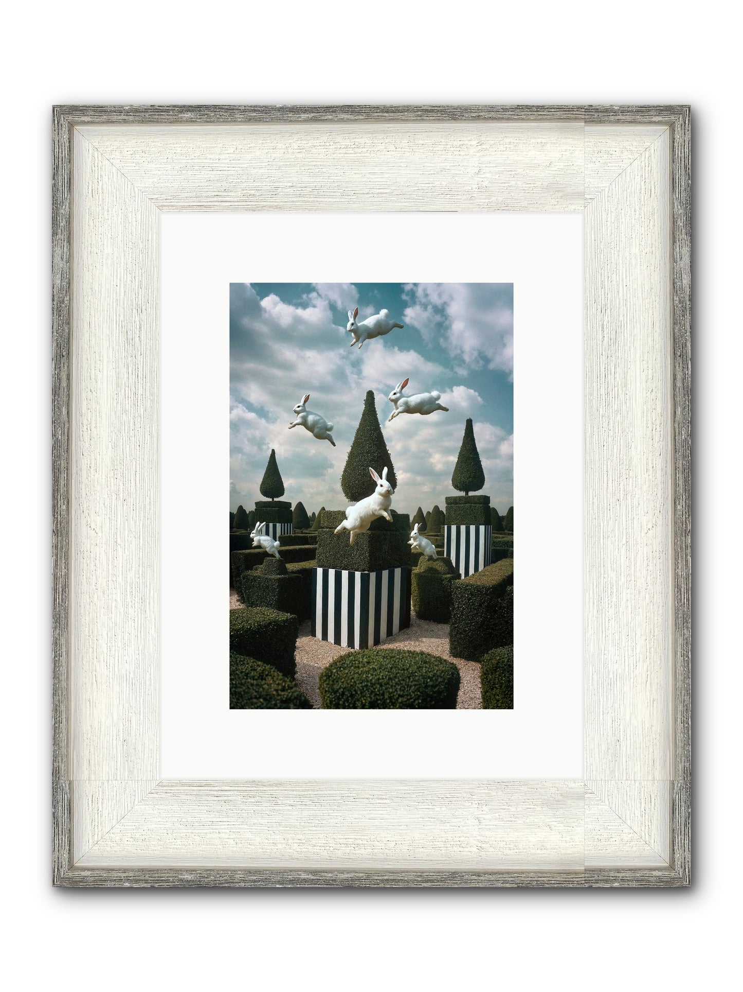 Jolly Good Time No. 1 Framed Print - Driftwood White 8x12