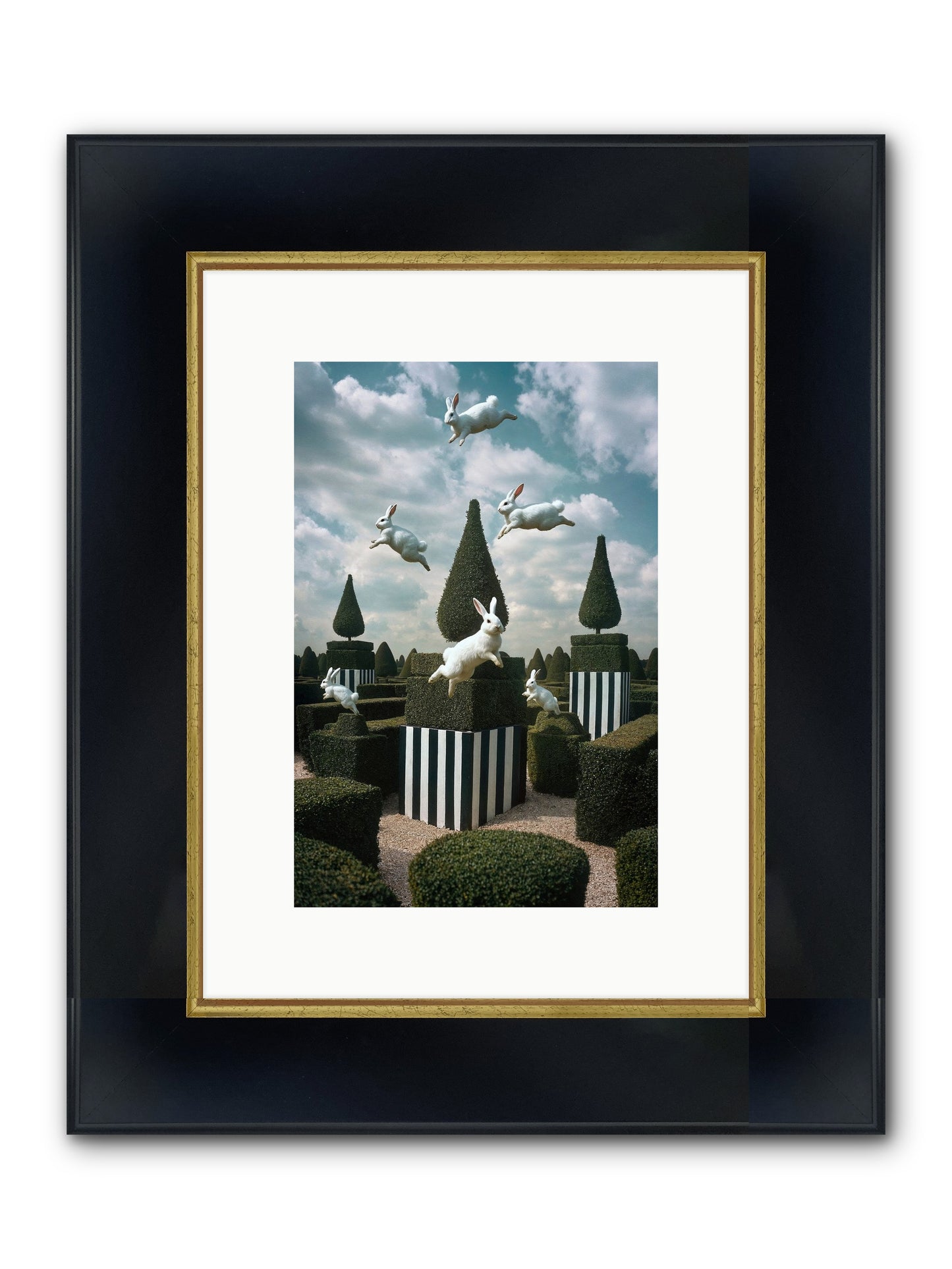 Jolly Good Time No. 1 Framed Print - Wide Black w/Gold 8x12