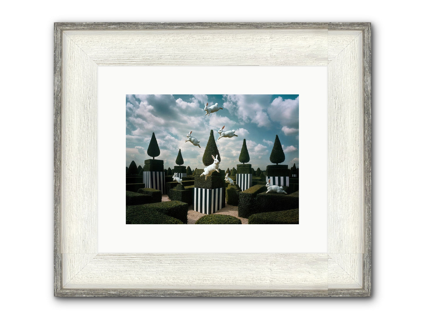 Jolly Good Time No. 2 Framed Print - Driftwood White 12x9