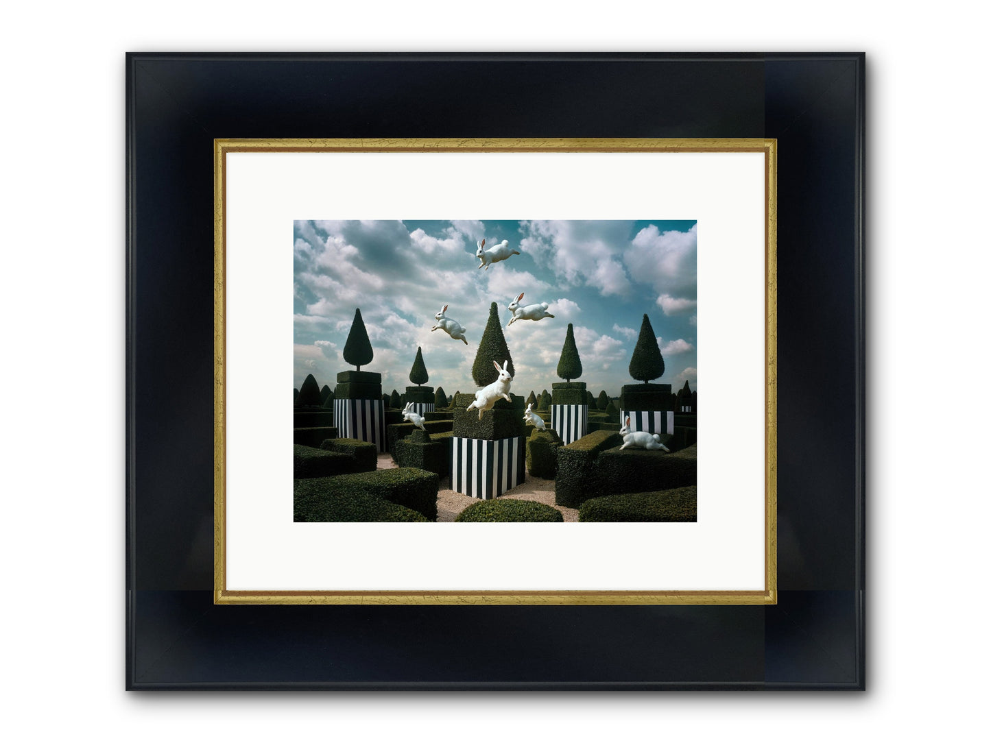 Jolly Good Time No. 2 Framed Print - Wide Black w/Gold 12x9