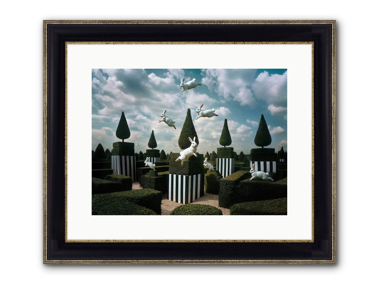Jolly Good Time No. 2 Framed Print - Black & Gold 16x12