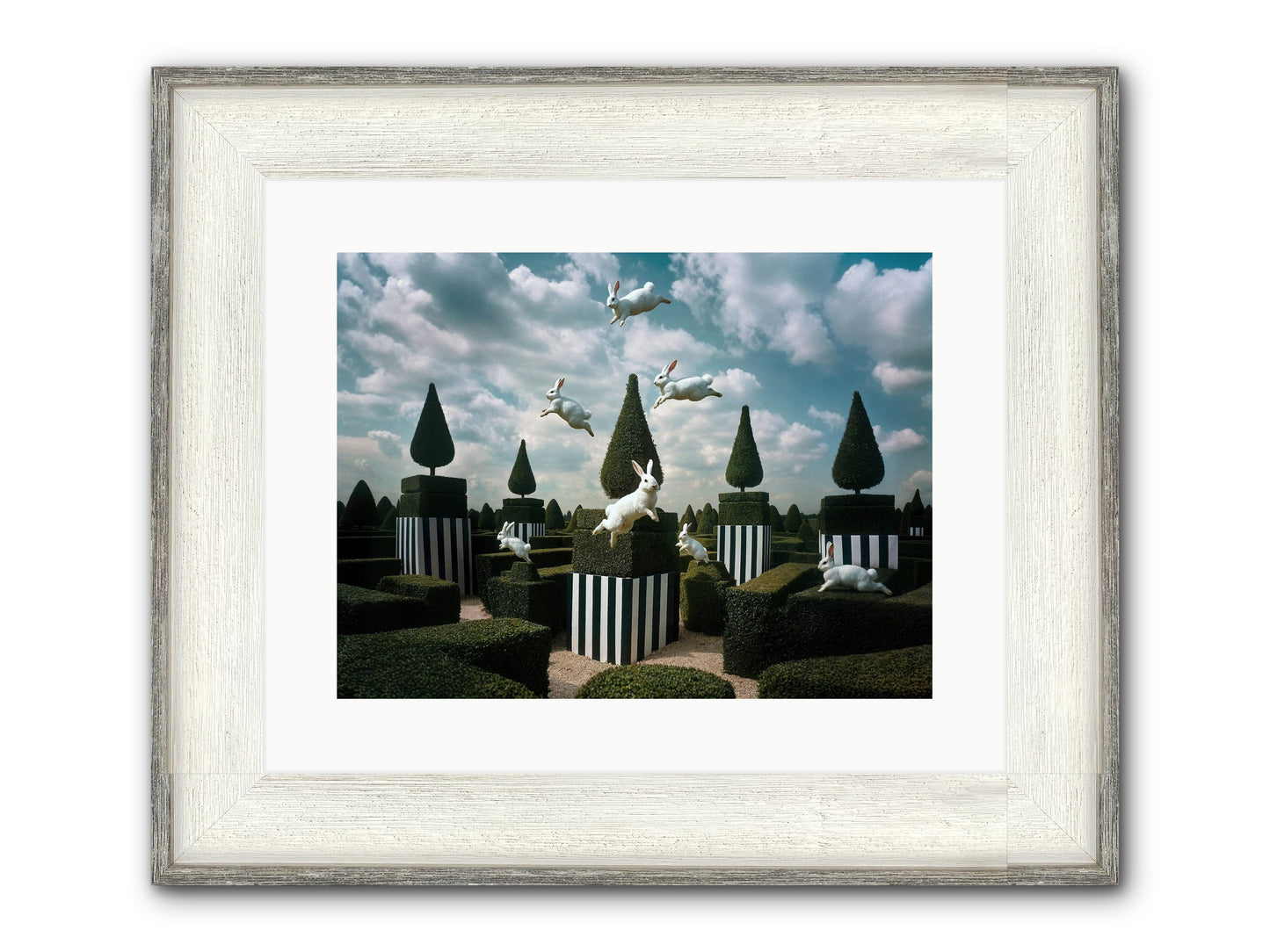 Jolly Good Time No. 2 Framed Print - Driftwood White 16x12