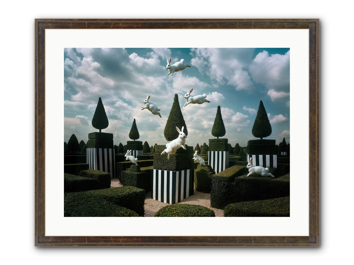 Jolly Good Time No. 2 Framed Print - Slimwoods Black/Gold 24x18