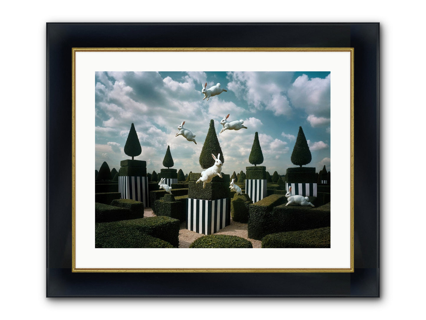 Jolly Good Time No. 2 Framed Print - Wide Black w/Gold 24x18