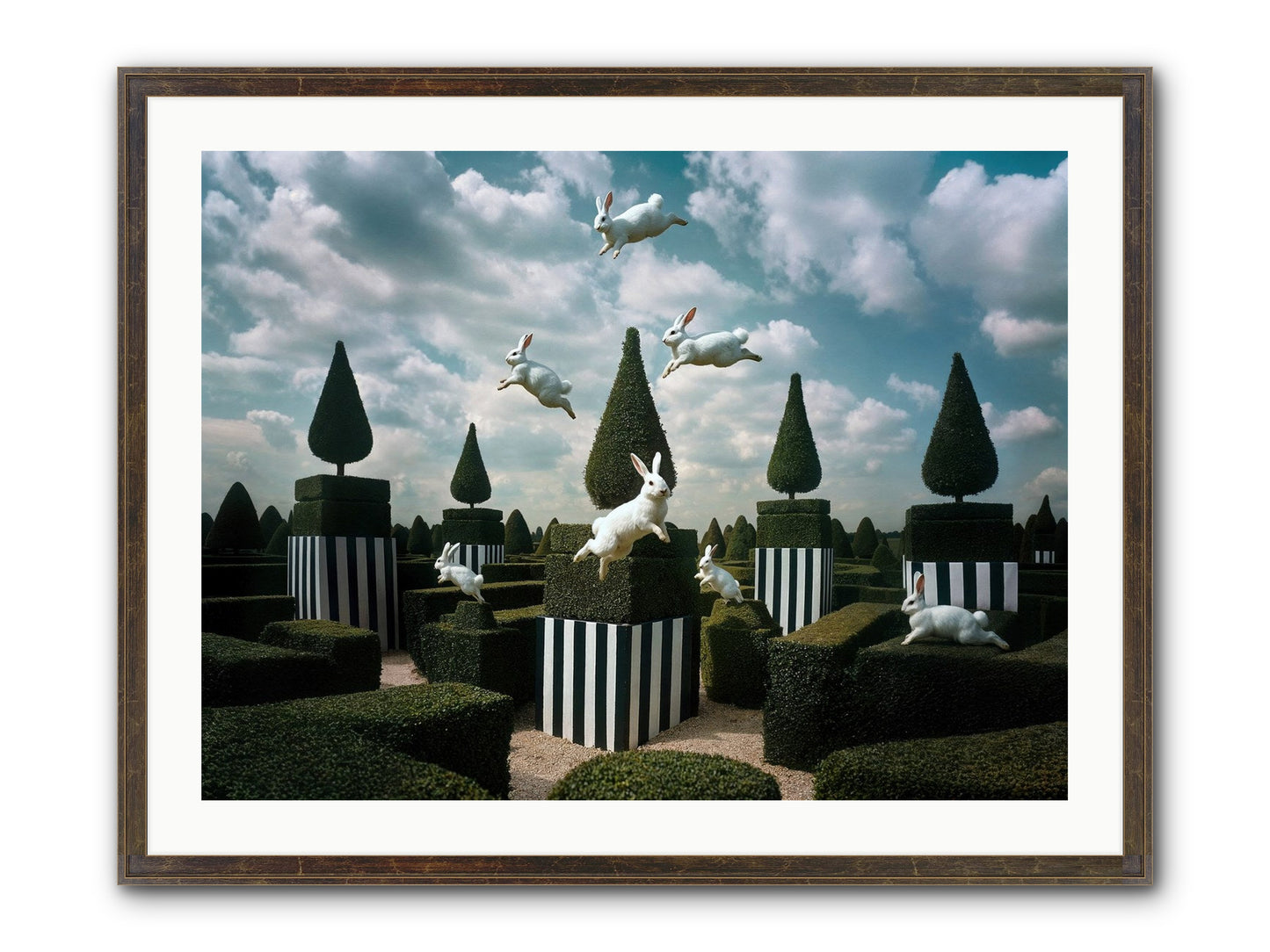 Jolly Good Time No. 2 Framed Print - Slimwoods Black/Gold 32x24