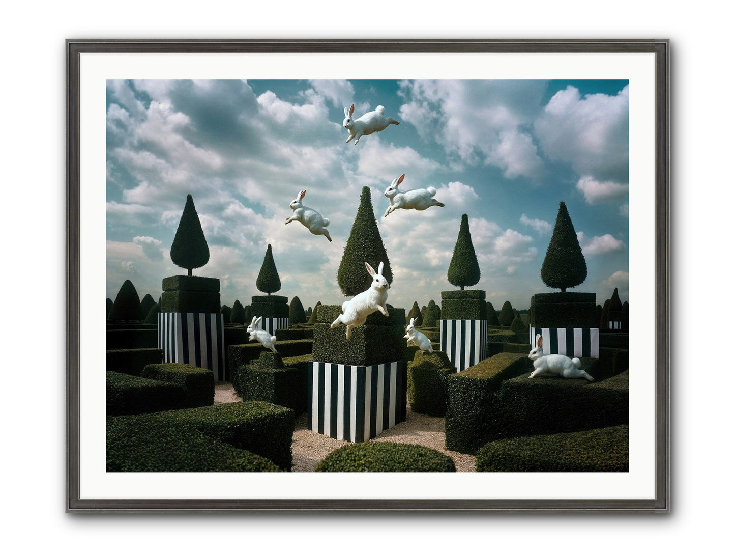 Jolly Good Time No. 2 Framed Print - Slimwoods Black/Silver 40x30