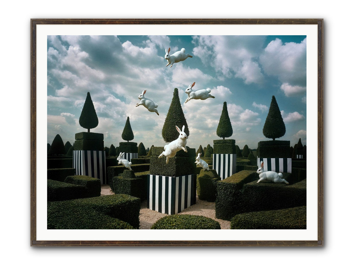 Jolly Good Time No. 2 Framed Print - Slimwoods Black/Gold 48x36