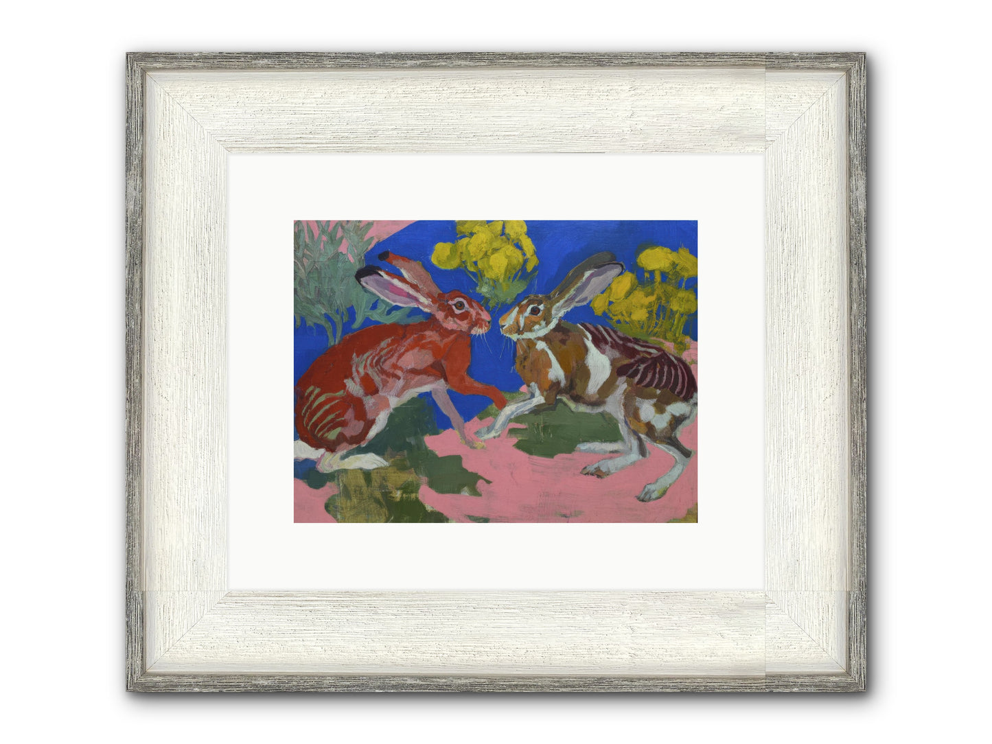 Joy Remembered Us Framed Print - Driftwood White 12x9