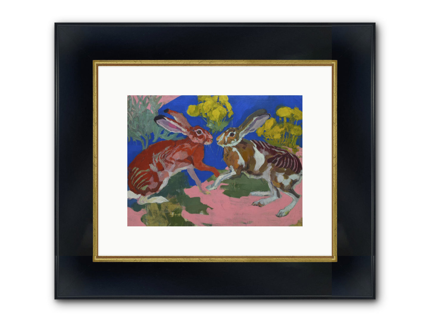 Joy Remembered Us Framed Print - Wide Black w/Gold 12x9
