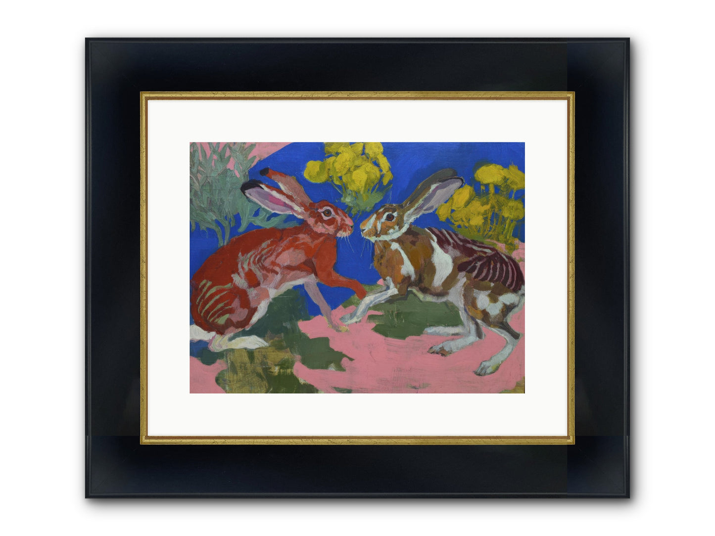 Joy Remembered Us Framed Print - Wide Black w/Gold 16x12
