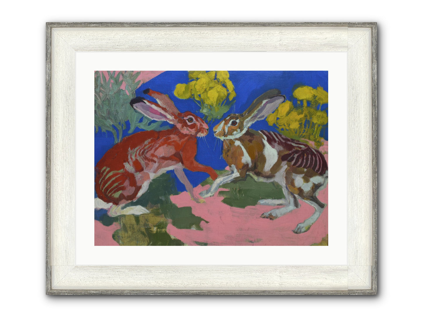 Joy Remembered Us Framed Print - Driftwood White 24x18