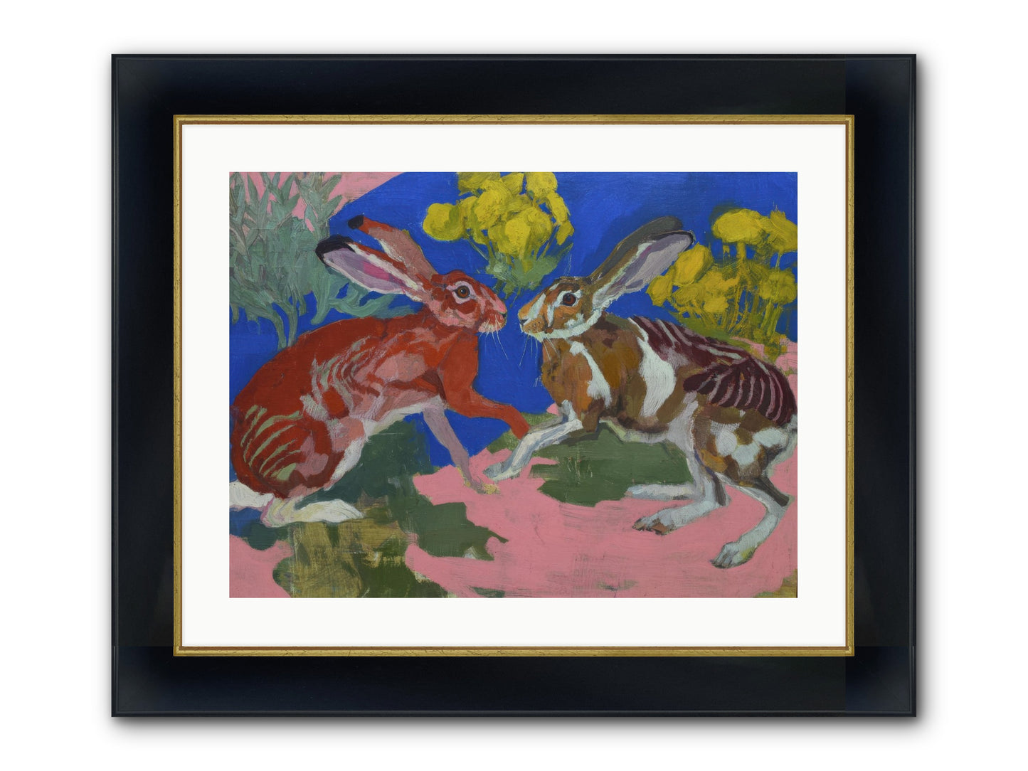 Joy Remembered Us Framed Print - Wide Black w/Gold 24x18