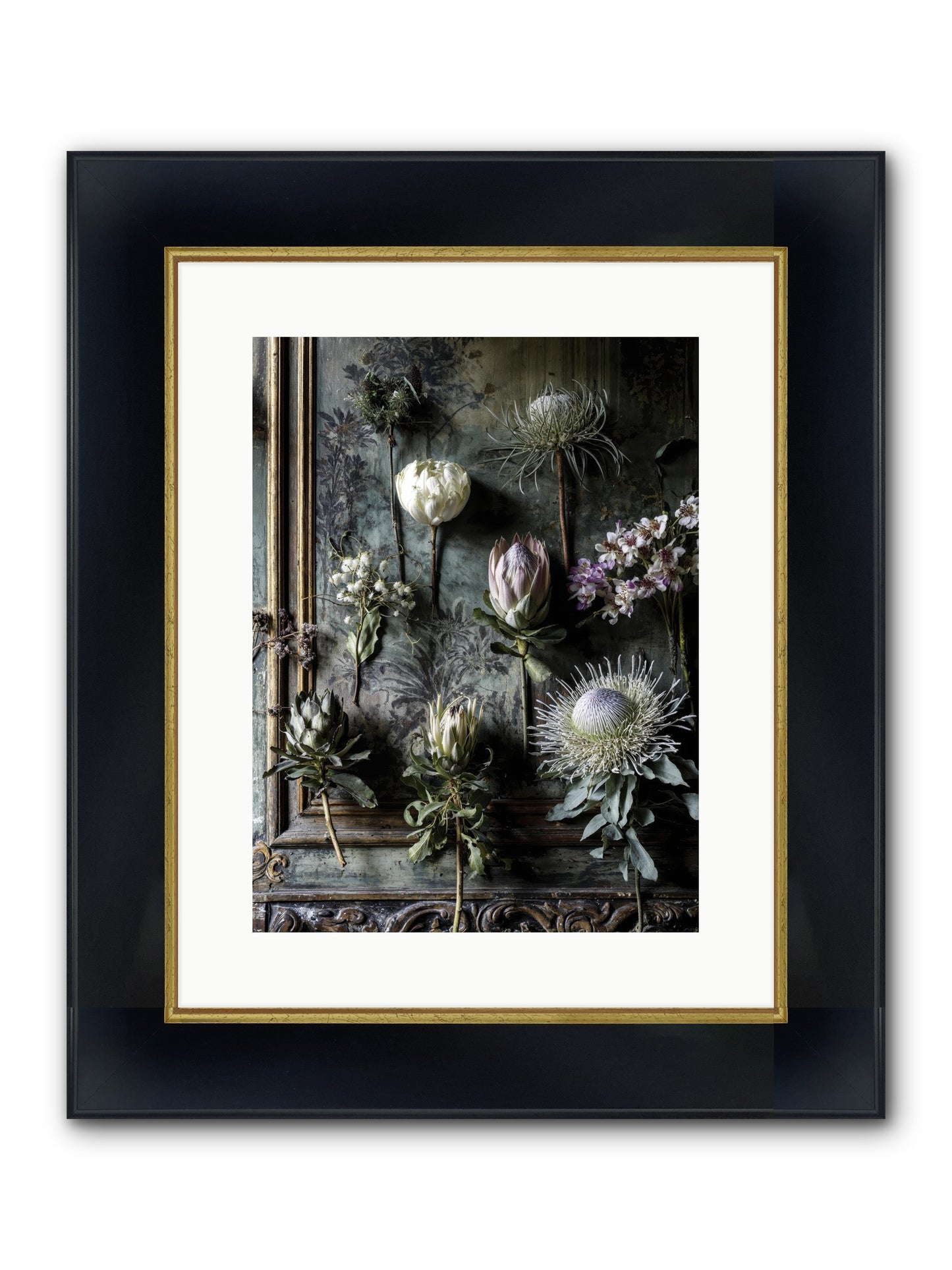 Joy's Beautiful Melancholy Framed Print - Wide Black w/Gold 12x16