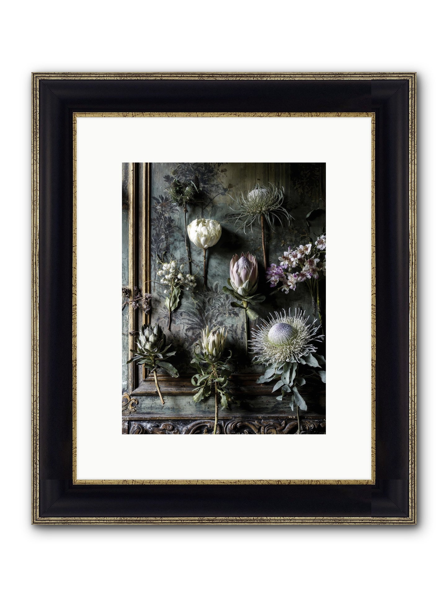 Joy's Beautiful Melancholy Framed Print - Black & Gold 9x12