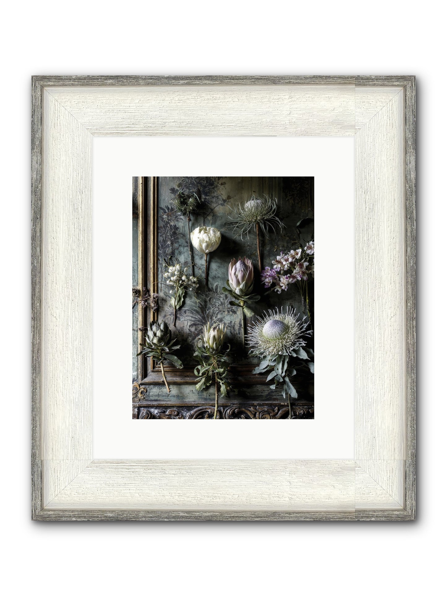 Joy's Beautiful Melancholy Framed Print - Driftwood White 9x12