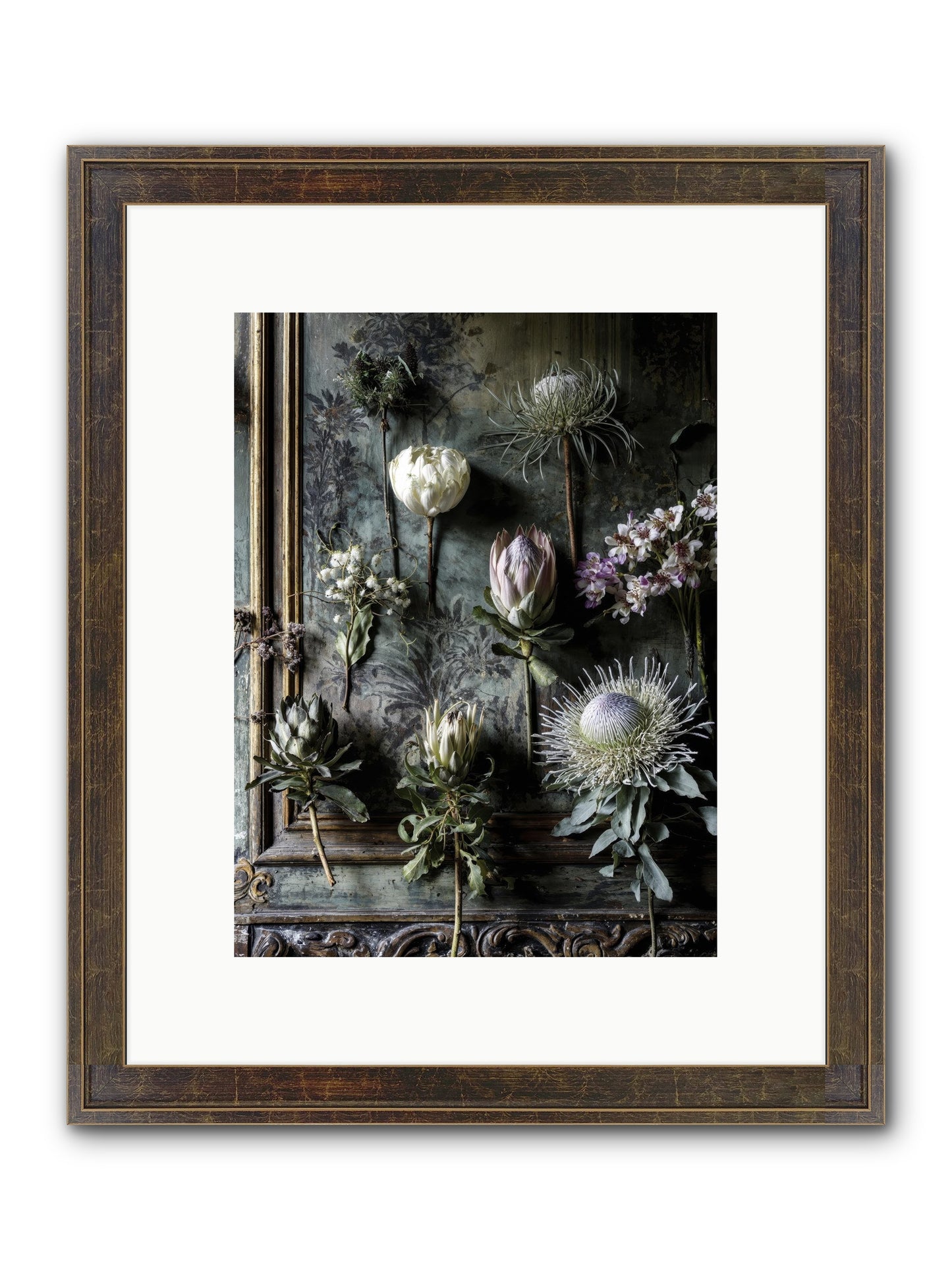 Joy's Beautiful Melancholy Framed Print - Slimwoods Black/Gold 9x12