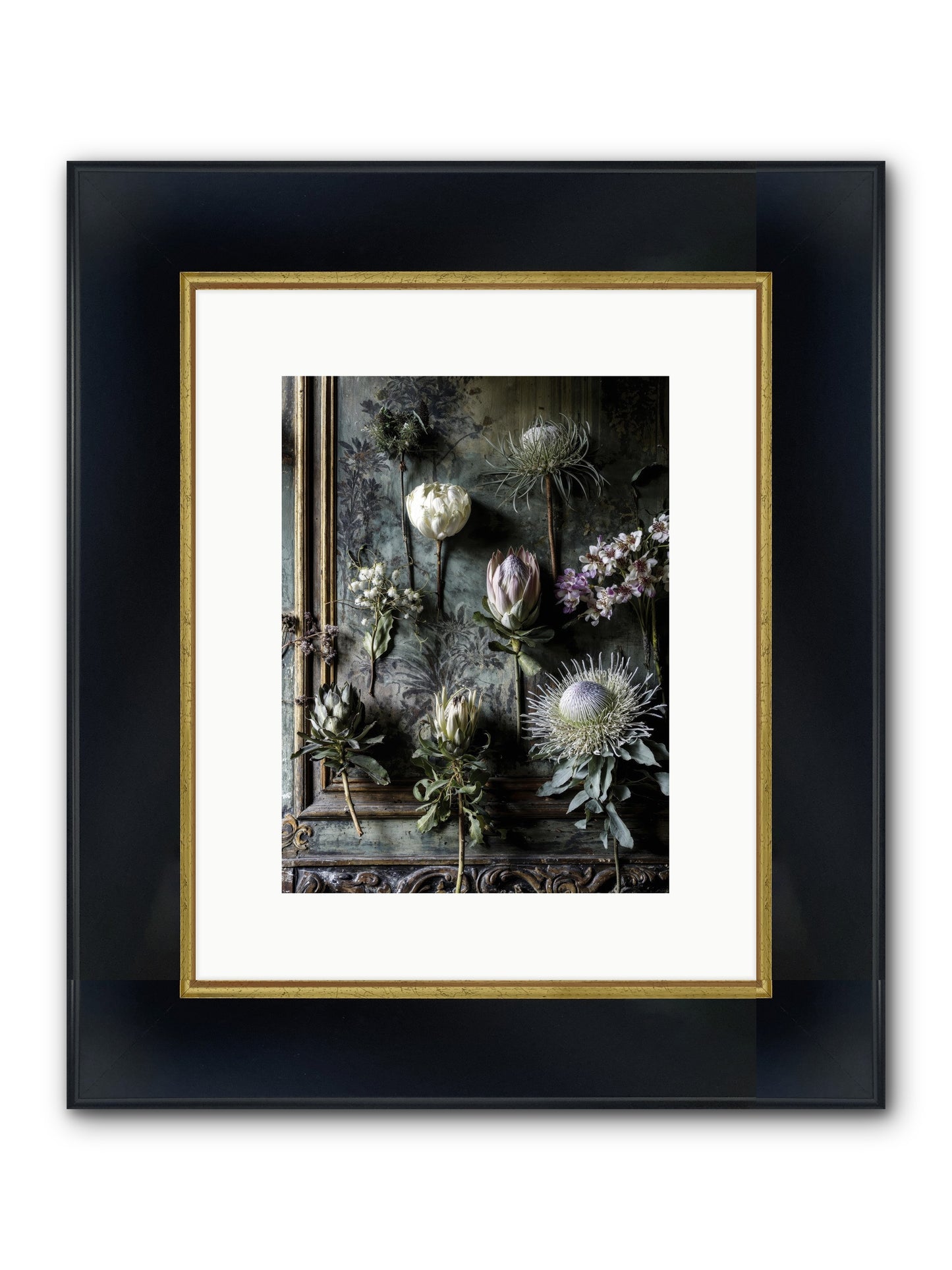 Joy's Beautiful Melancholy Framed Print - Wide Black w/Gold 9x12