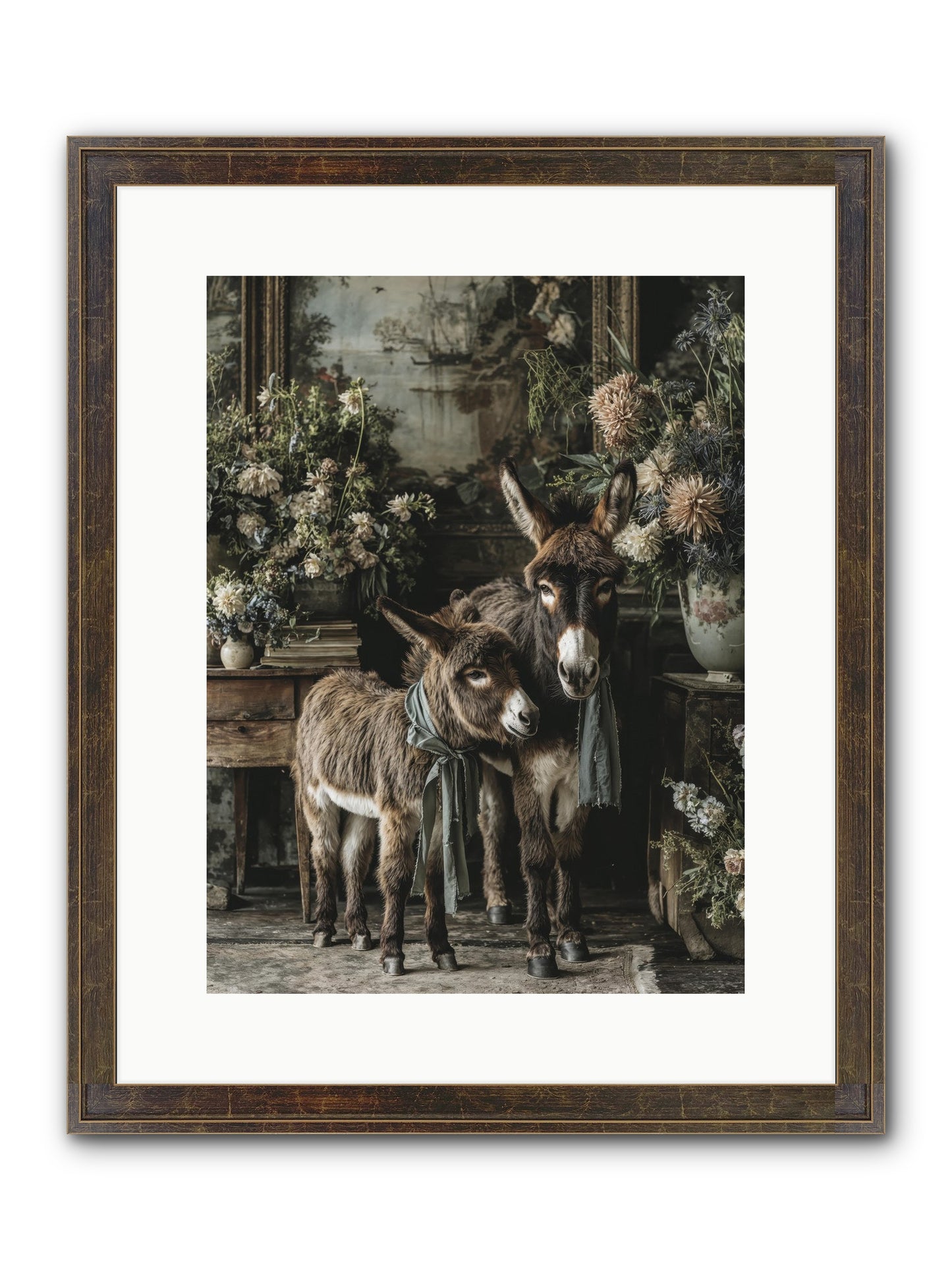 Joy's Quiet Details Framed Print - Slimwoods Black/Gold 12x16