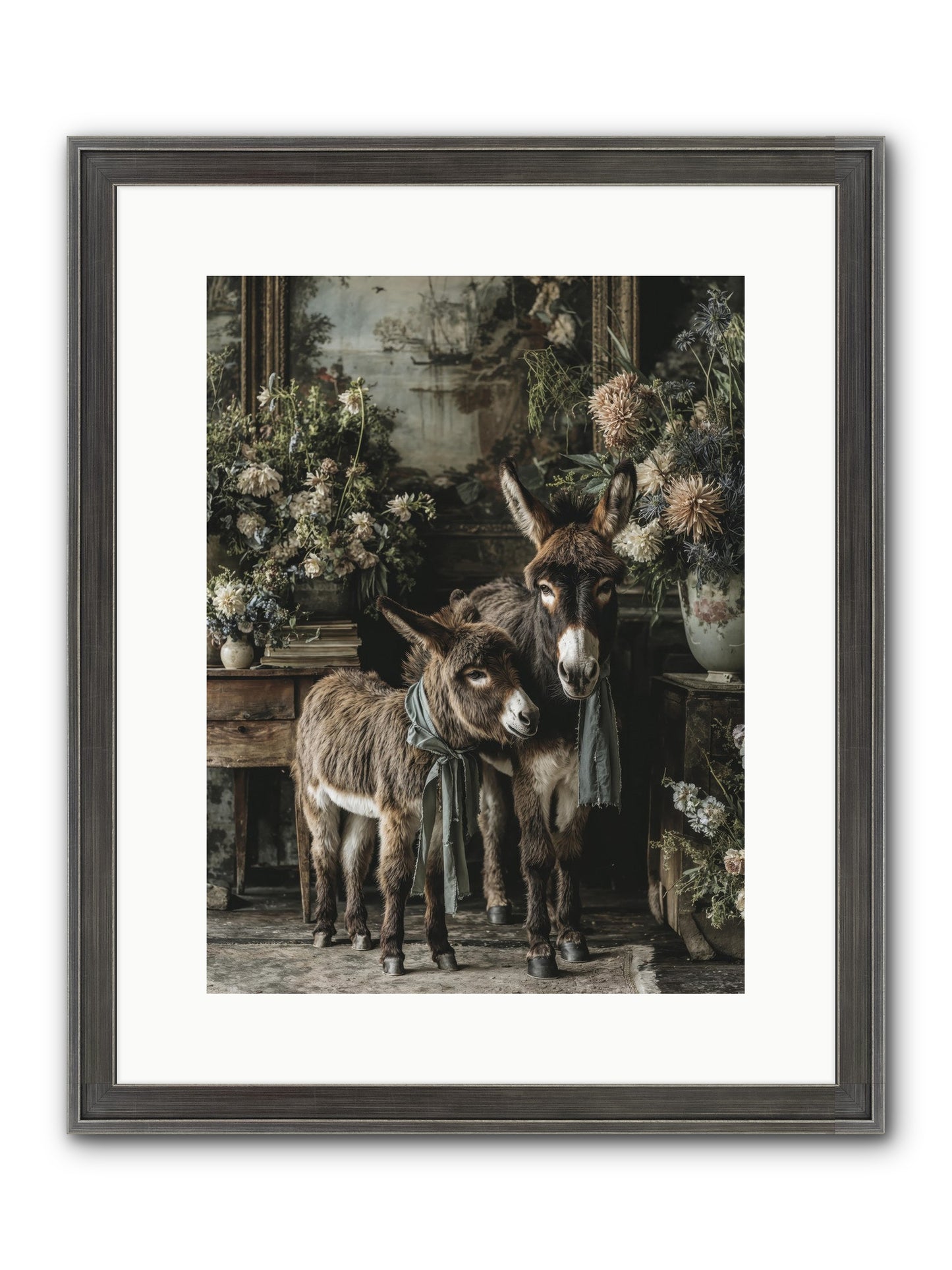 Joy's Quiet Details Framed Print - Slimwoods Black/Silver 12x16