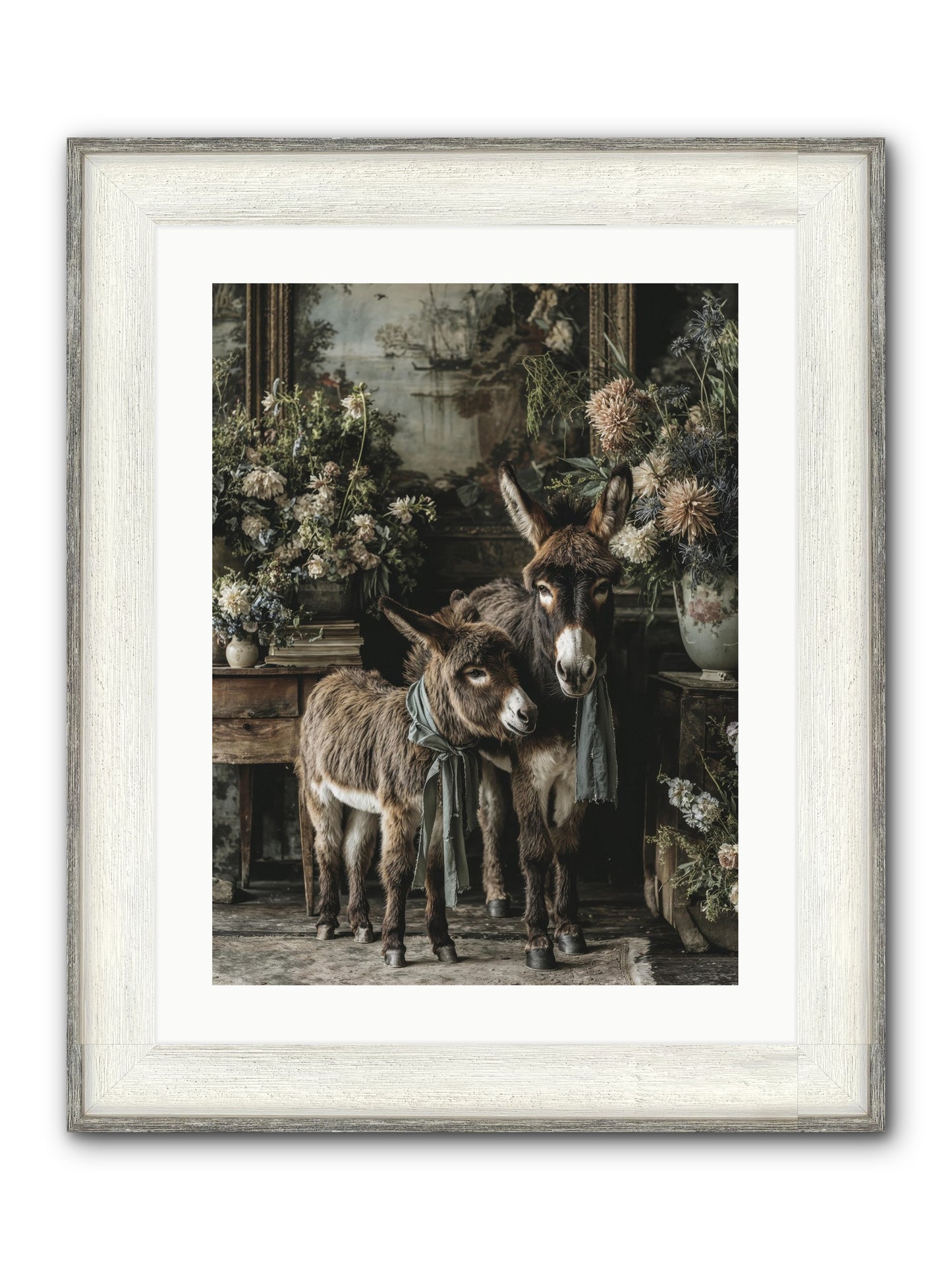 Joy's Quiet Details Framed Print - Driftwood White 18x24