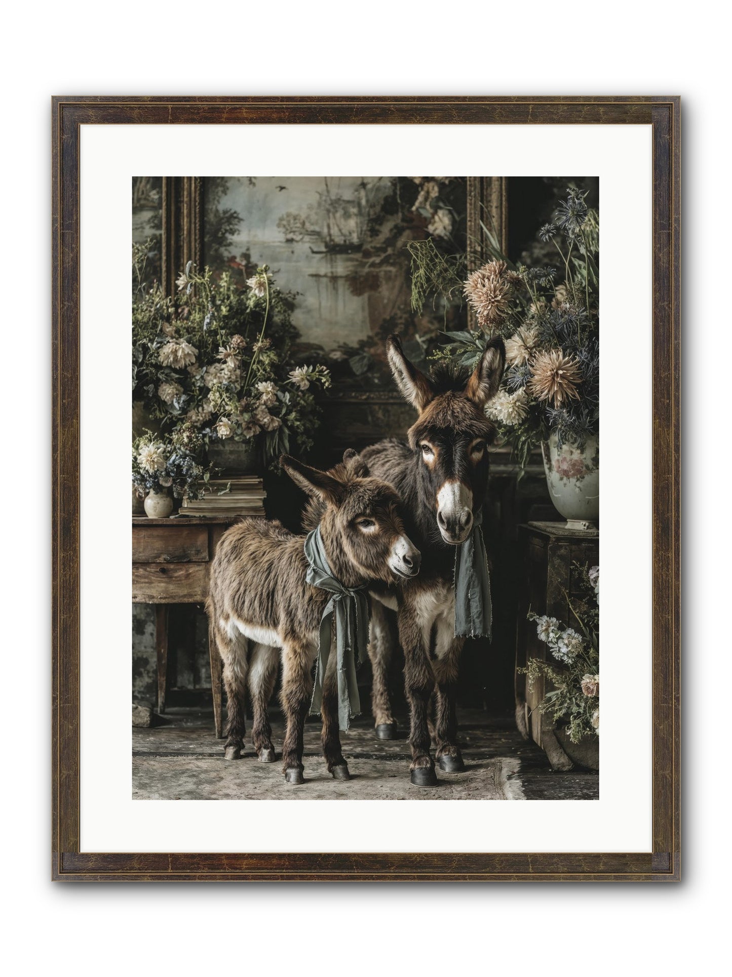 Joy's Quiet Details Framed Print - Slimwoods Black/Gold 18x24