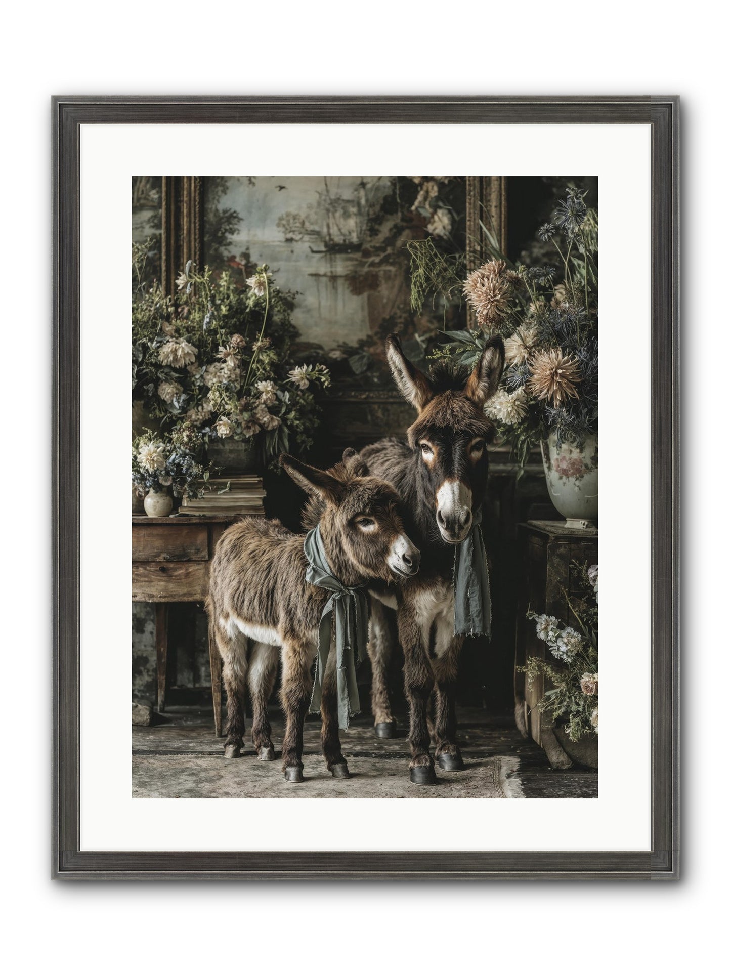 Joy's Quiet Details Framed Print - Slimwoods Black/Silver 18x24