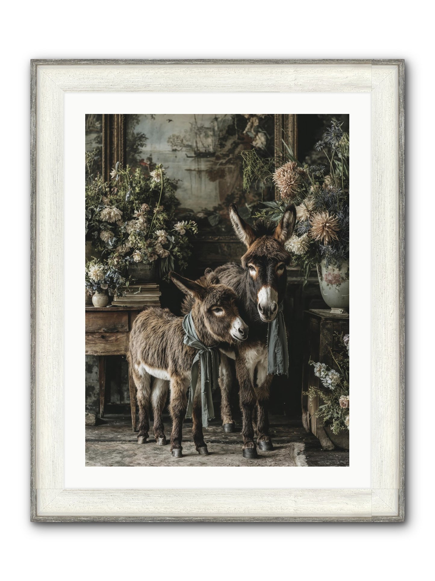 Joy's Quiet Details Framed Print - Driftwood White 24x32