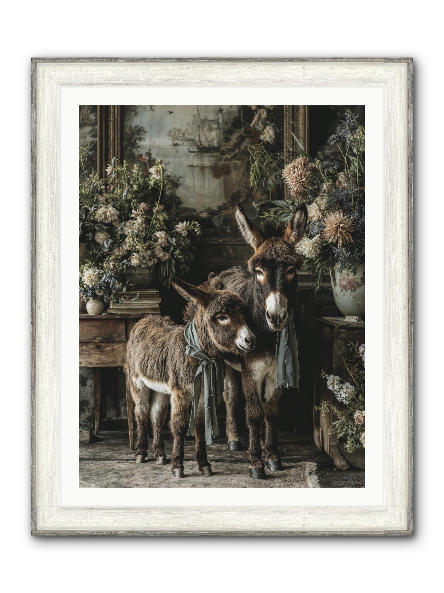 Joy's Quiet Details Framed Print - Driftwood White 30x40