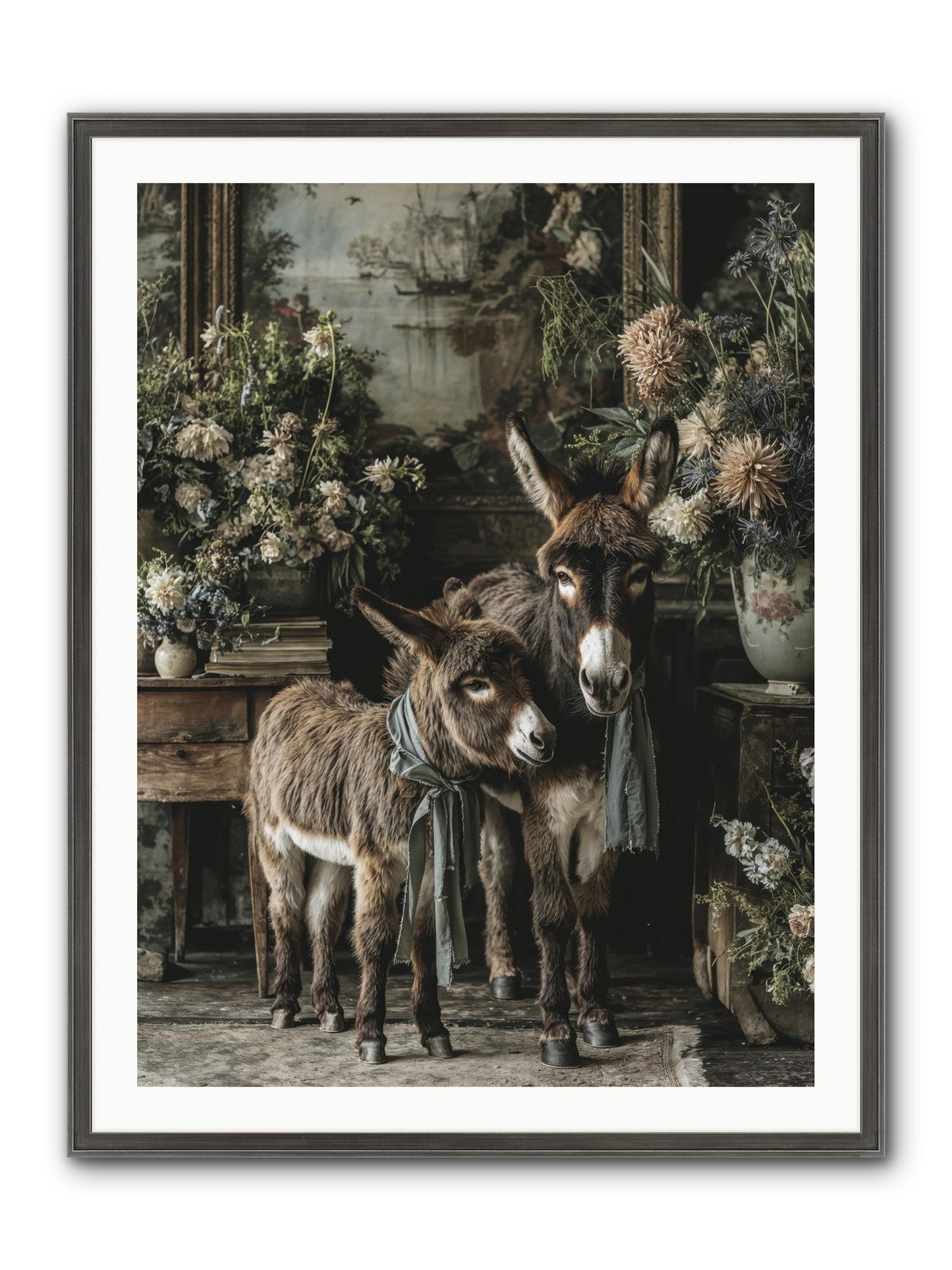 Joy's Quiet Details Framed Print - Slimwoods Black/Silver 30x40