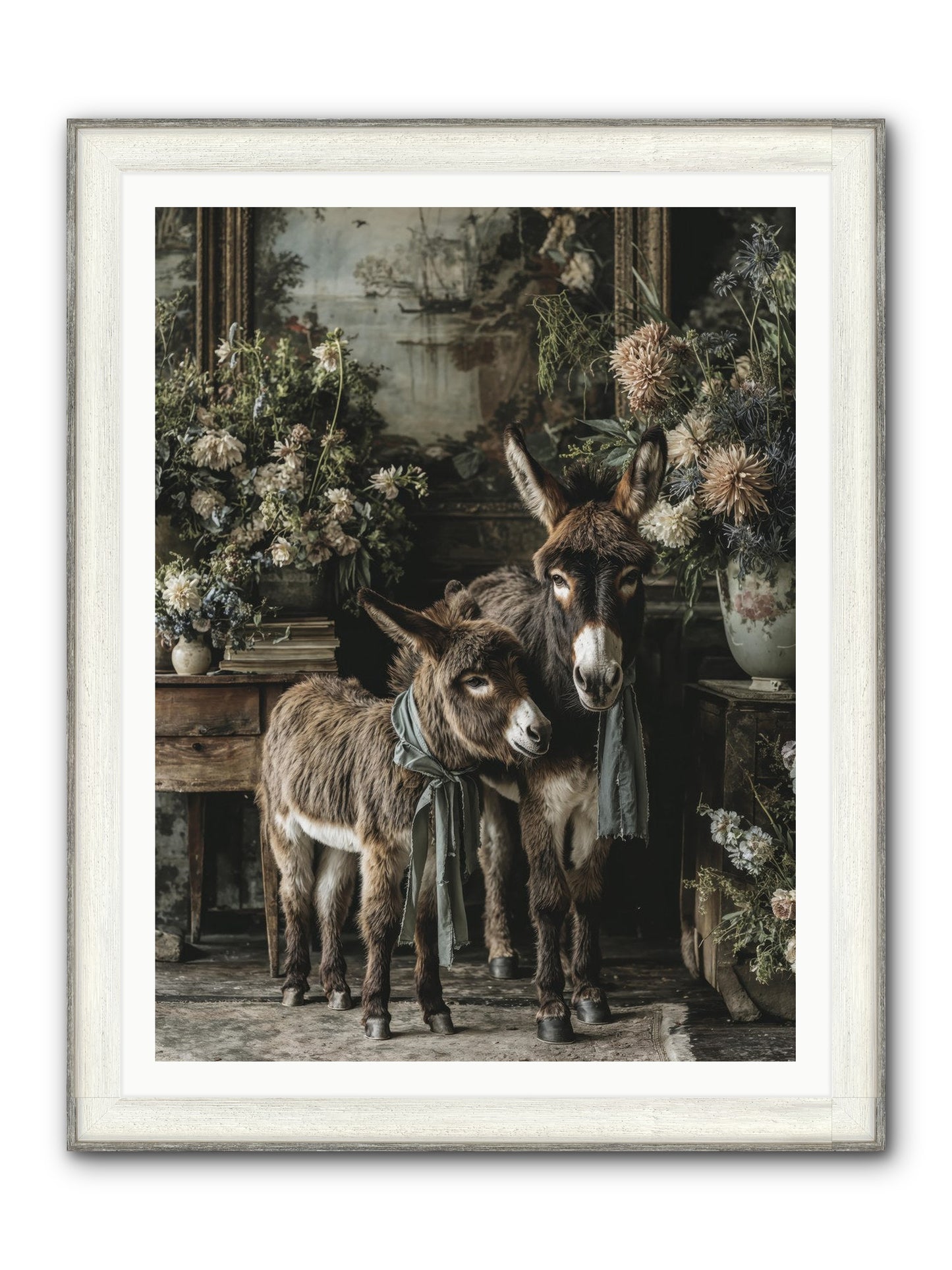 Joy's Quiet Details Framed Print - Driftwood White 36x48