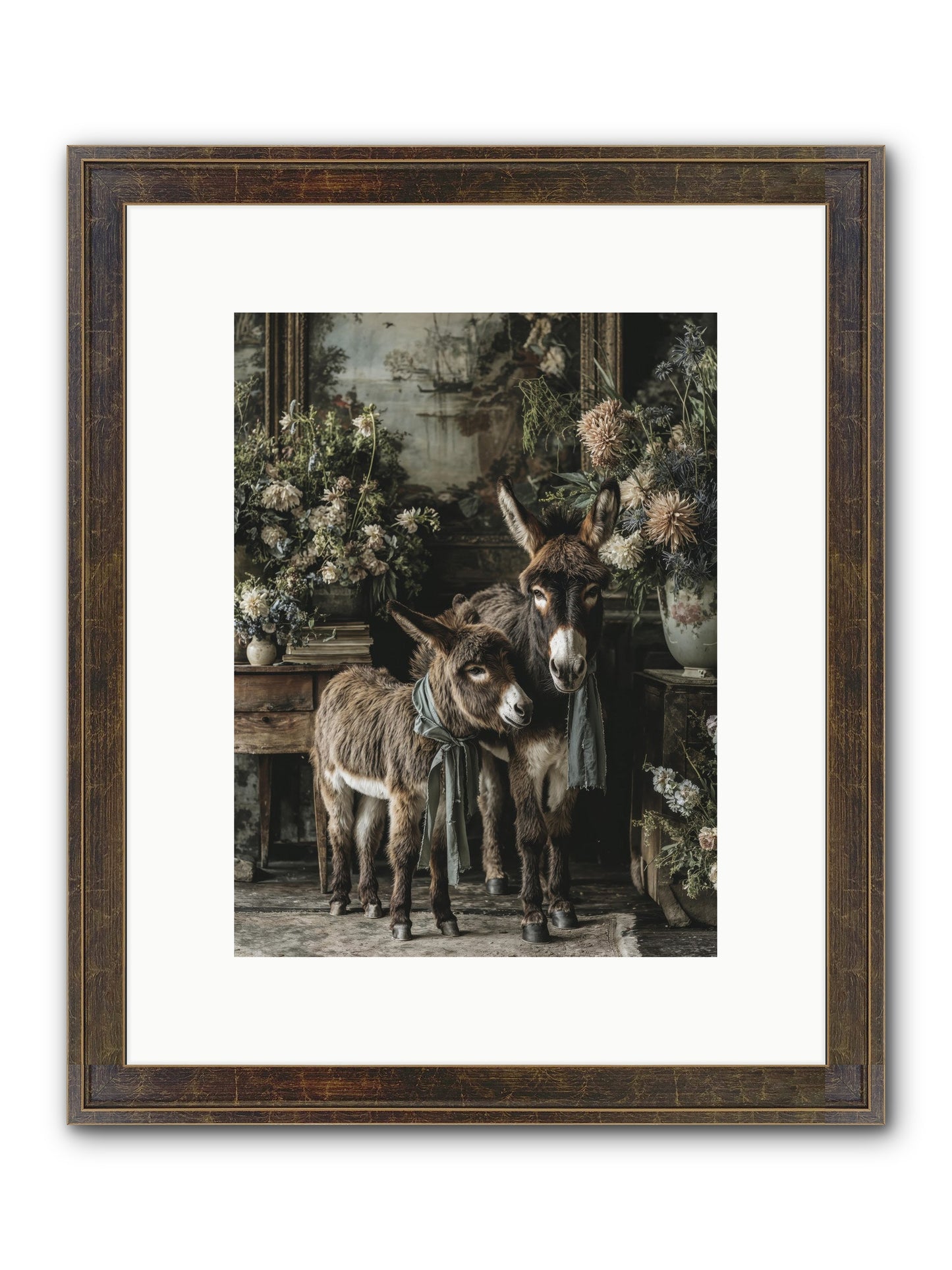 Joy's Quiet Details Framed Print - Slimwoods Black/Gold 9x12