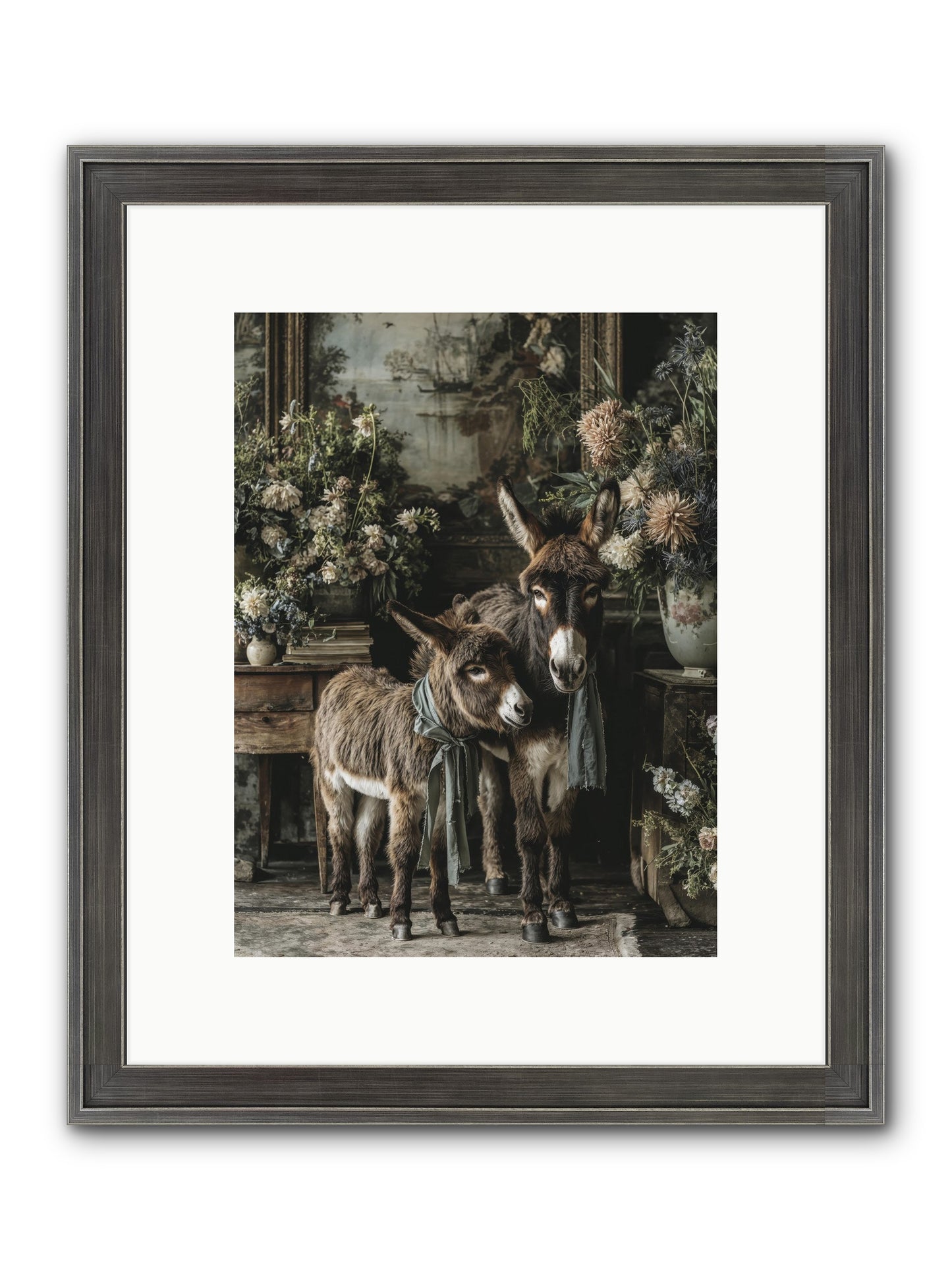 Joy's Quiet Details Framed Print - Slimwoods Black/Silver 9x12