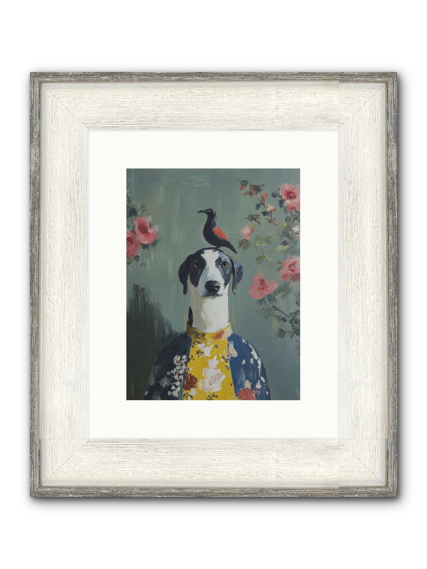 Joy Without End Framed Print - Driftwood White 9x12