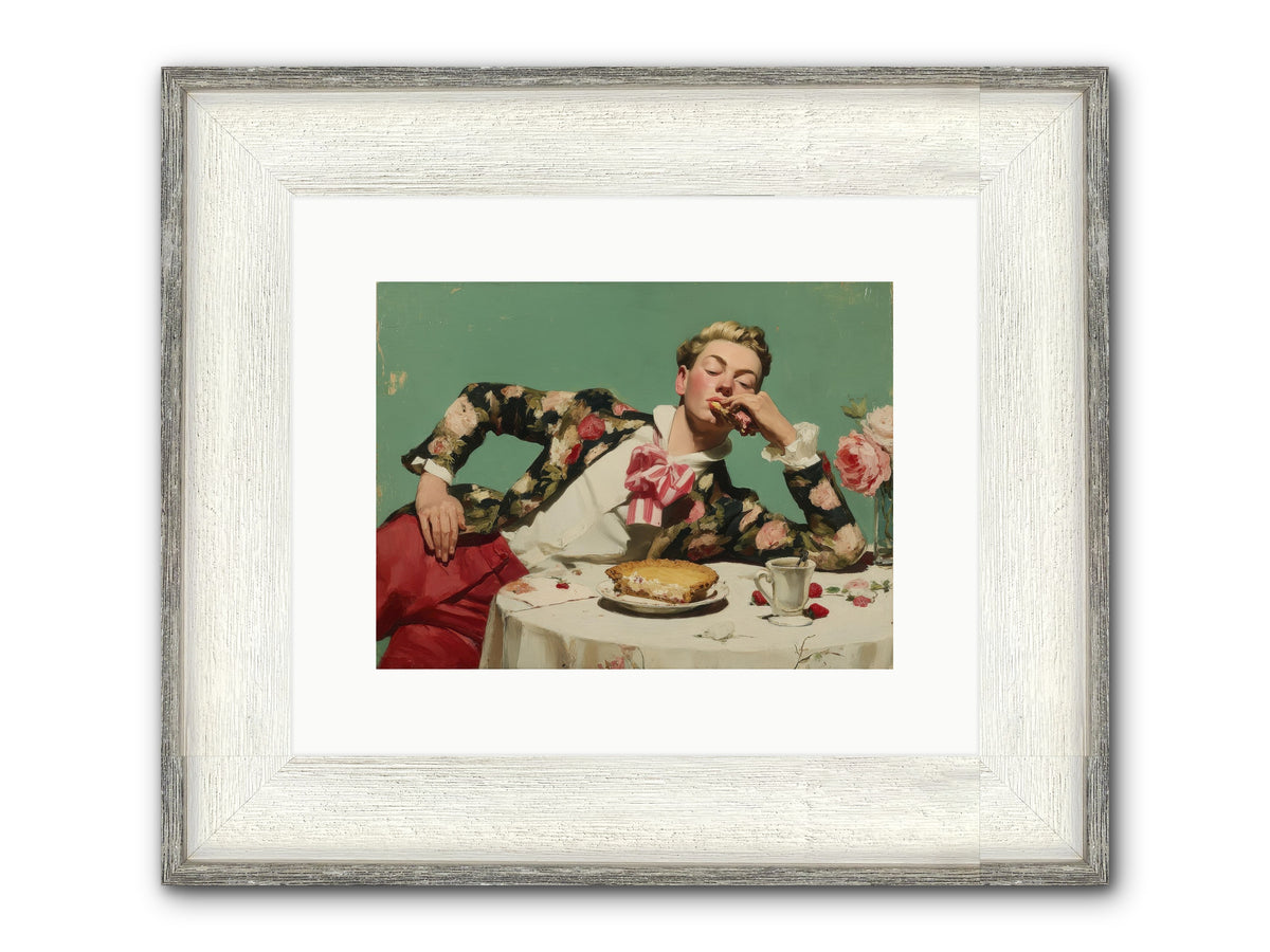 Joyful Expectation Framed Print - Driftwood White 12x9